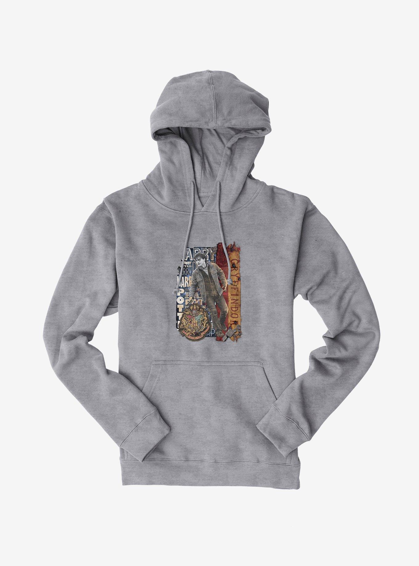 Harry Potter Gryffindor Potter Collage Hoodie, SPORT GRAY, hi-res