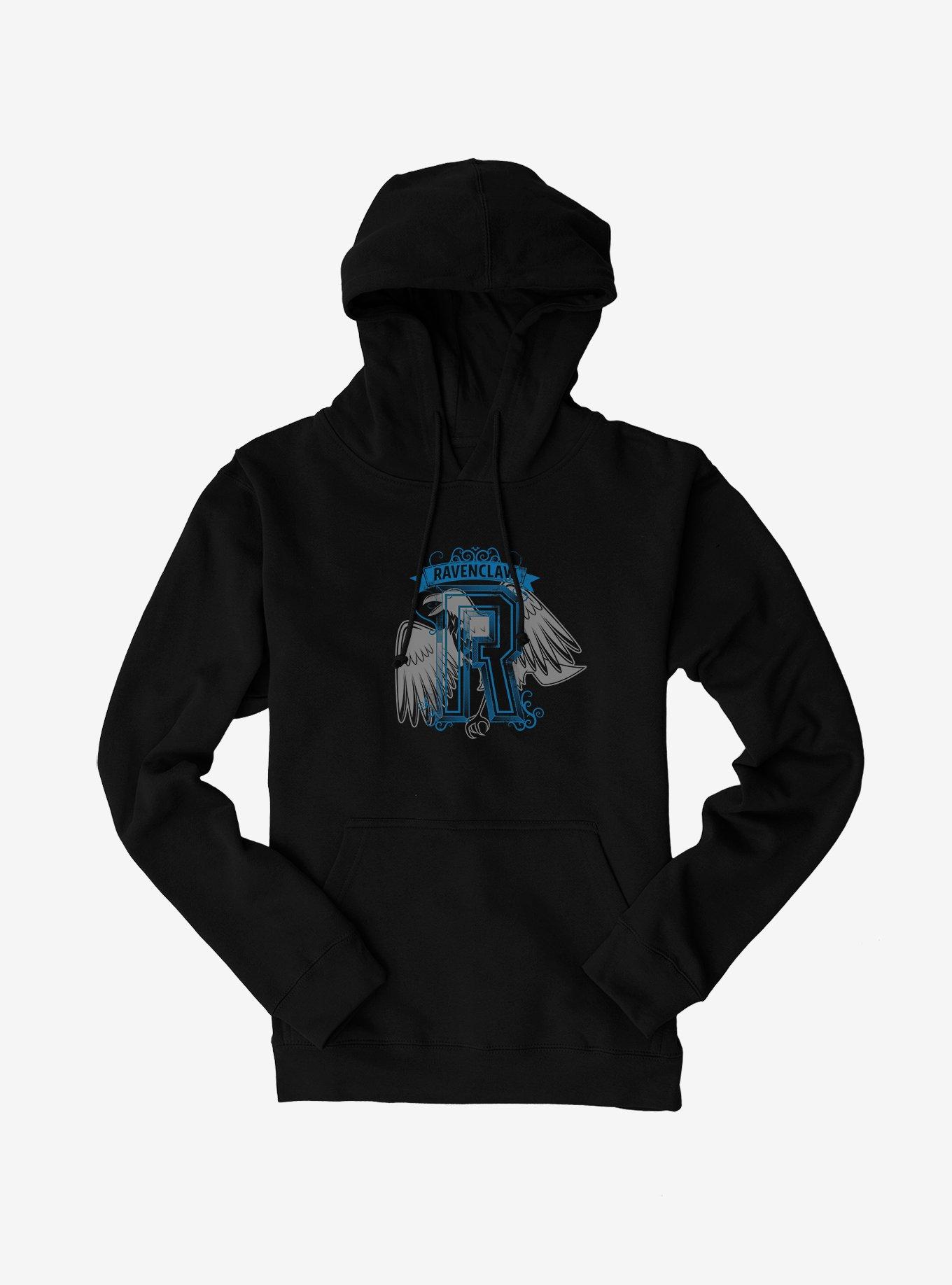 Harry Potter Ravenclaw R Hoodie, BLACK, hi-res