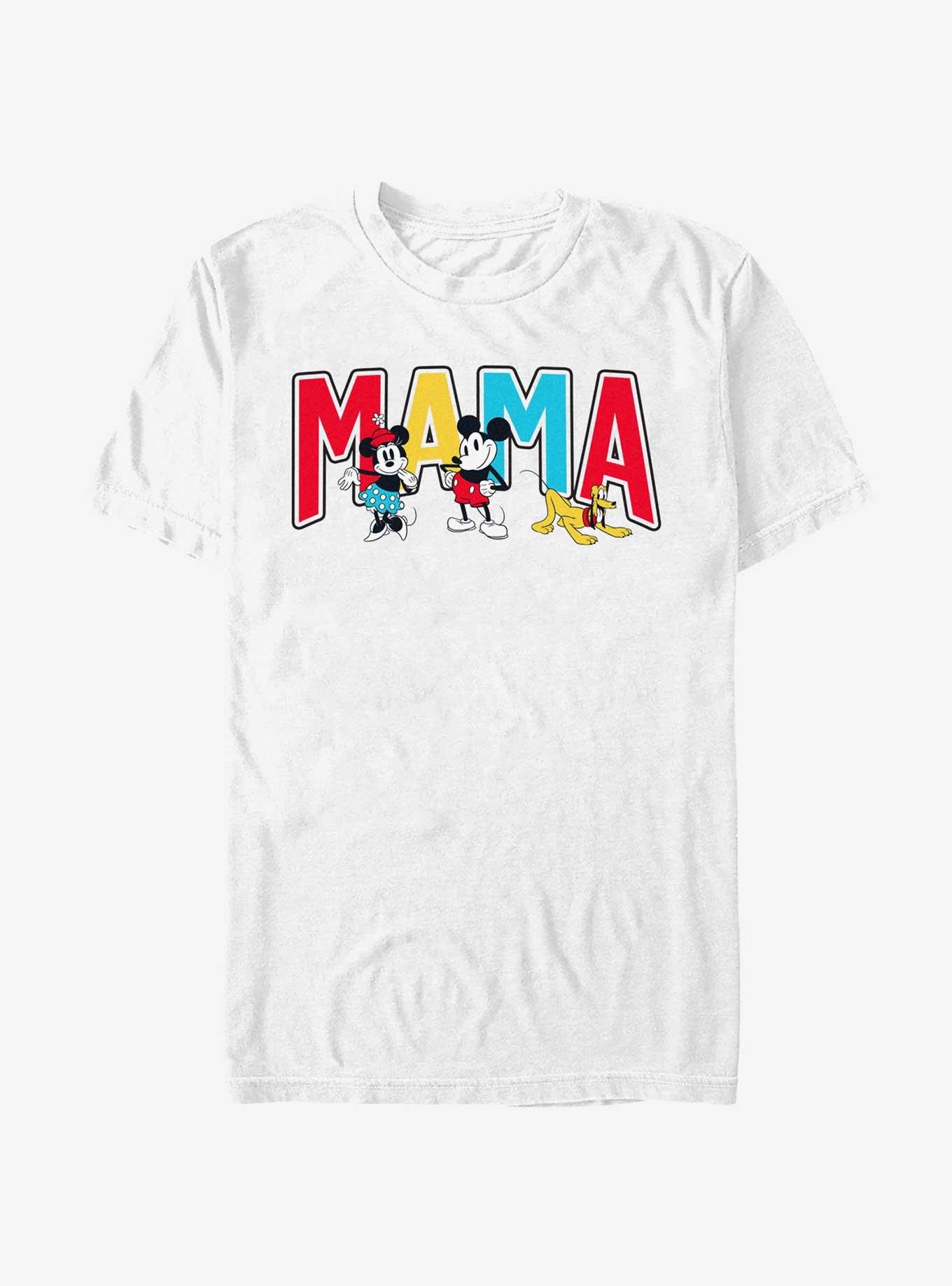 Disney Mickey Mouse Mama Collegiate T-Shirt, WHITE, hi-res