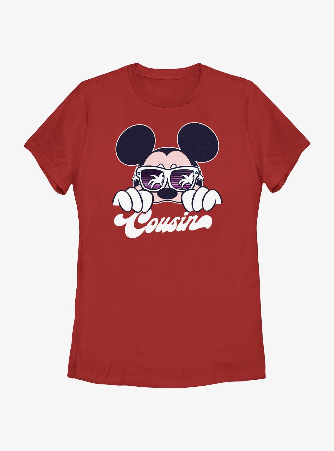 Disney Mickey Mouse Cool Cousin Mickey Vacay Womens T-Shirt, RED, hi-res