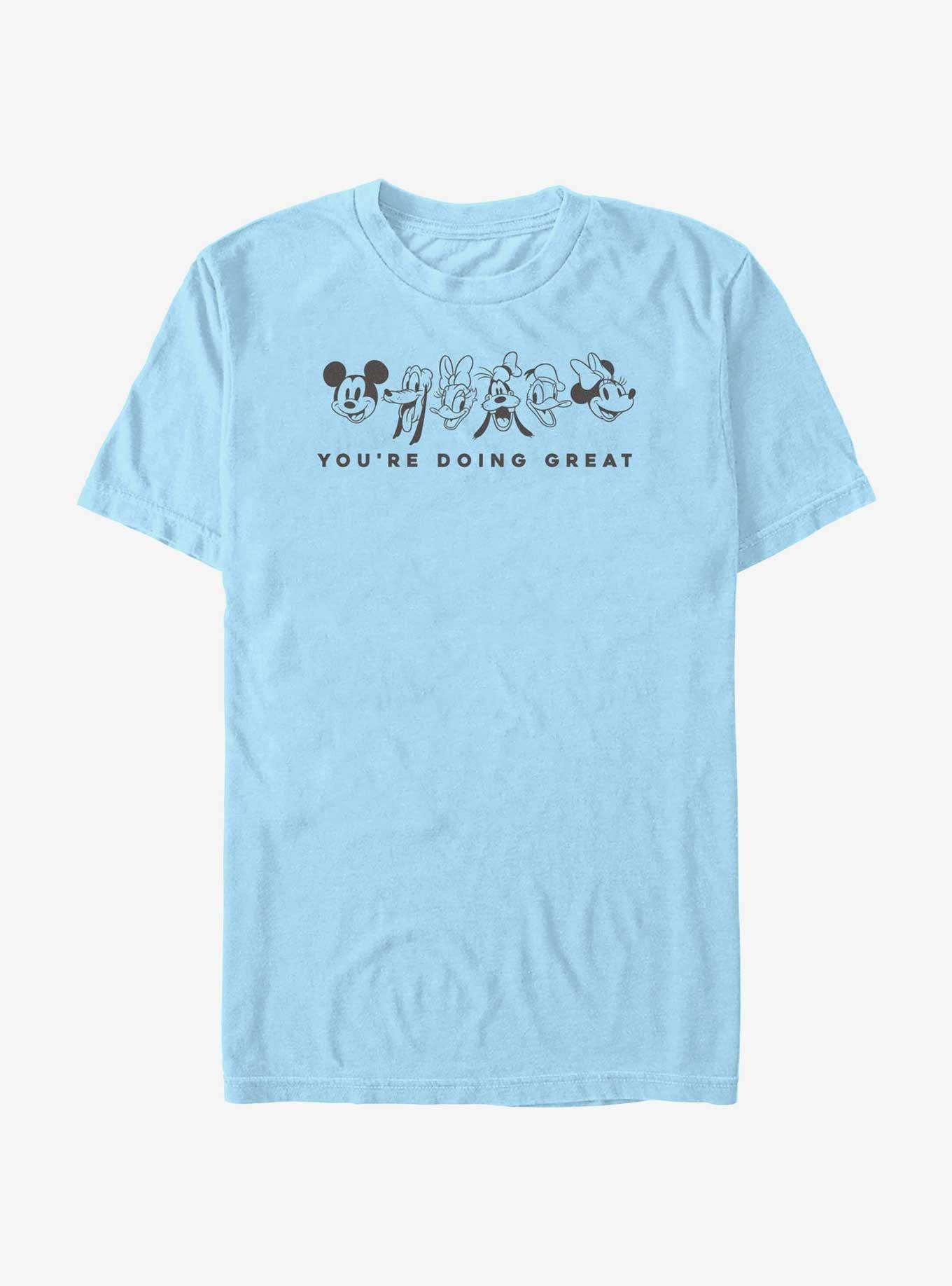 Disney Mickey Mouse Youre Doing Great T-Shirt, LT BLUE, hi-res