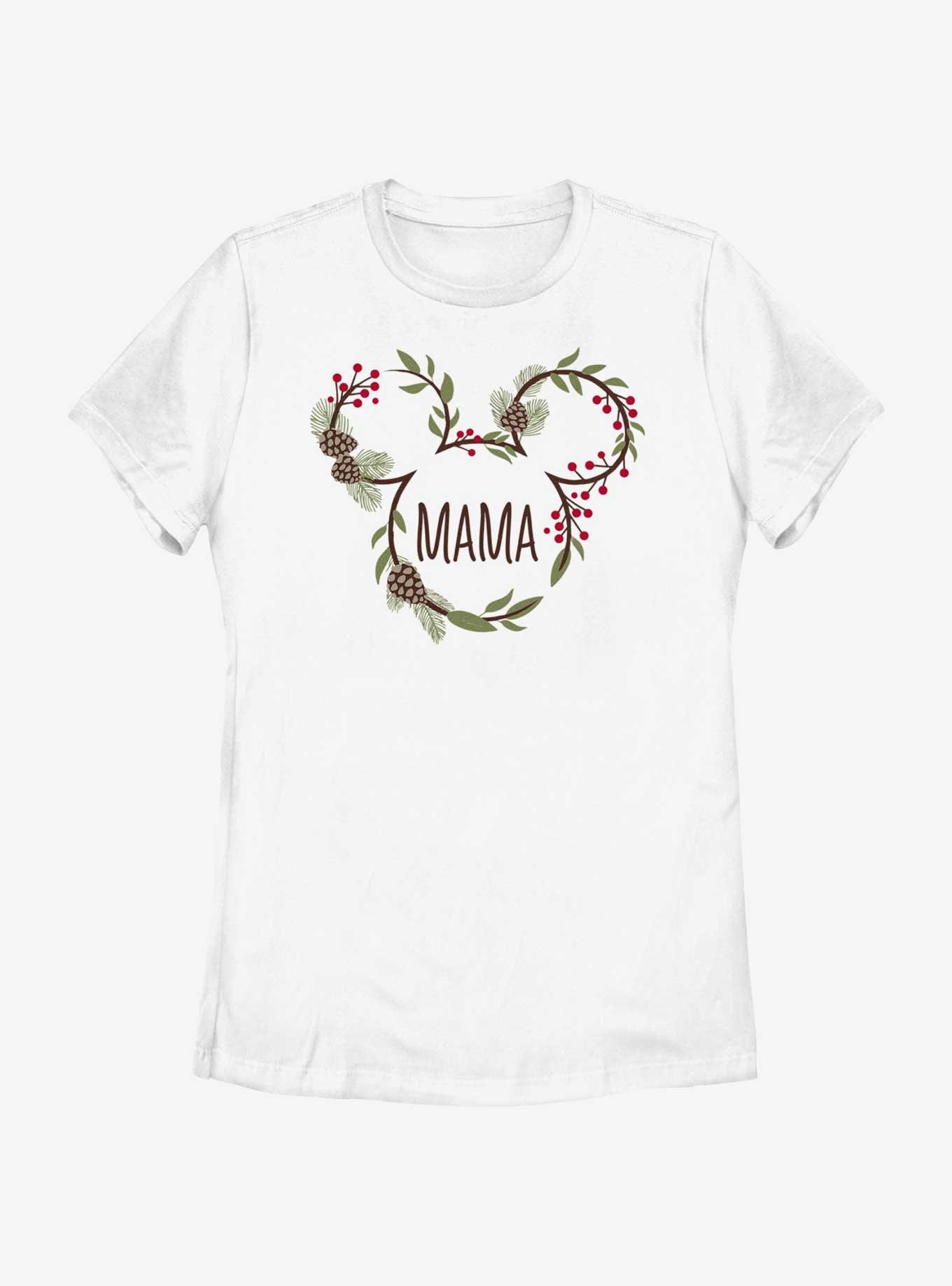 Disney Mickey Mouse Mama Holiday Ears Womens T-Shirt, , hi-res