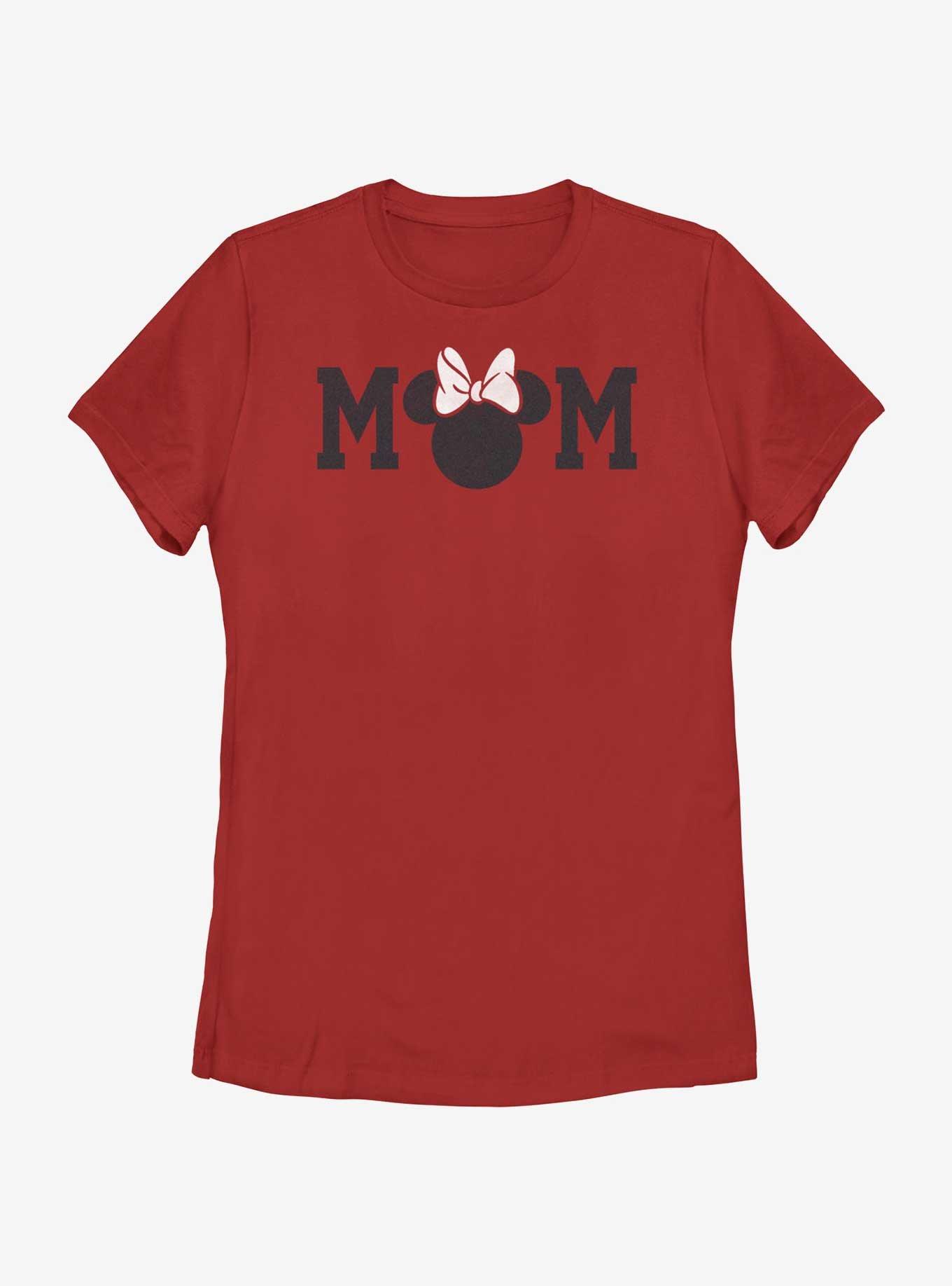 Disney Minnie Mouse Mom Ears Womens T-Shirt