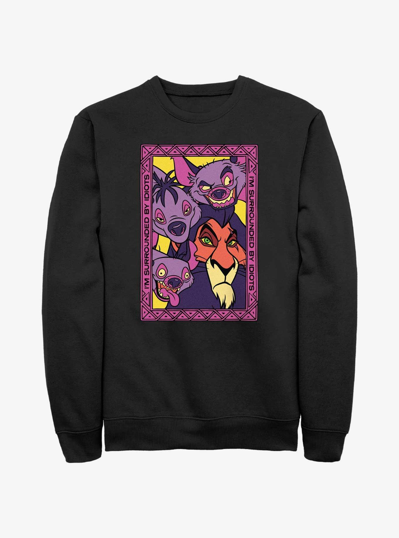 Disney The Lion King Scar and Hyenas Frame Sweatshirt, , hi-res