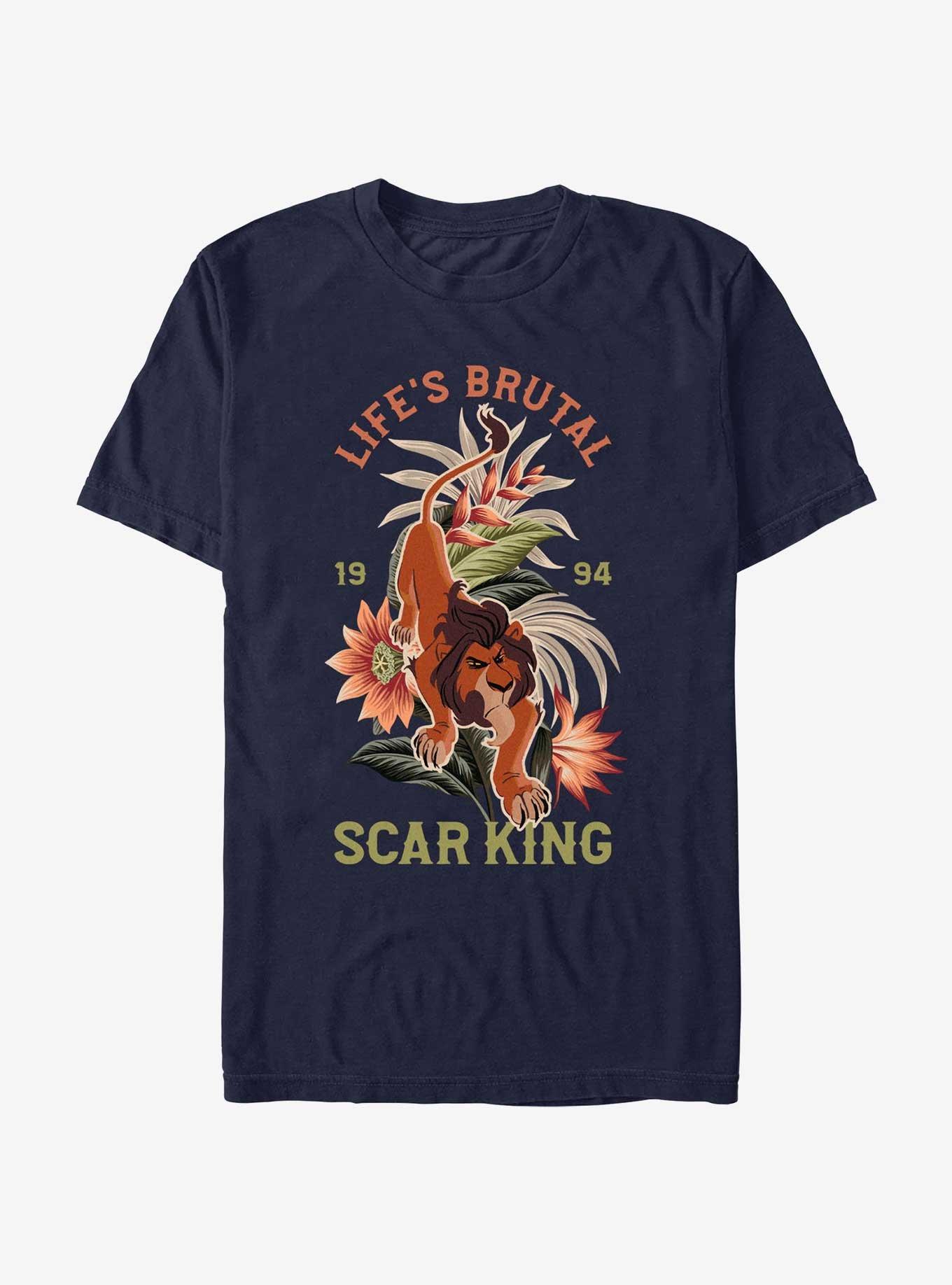 Disney The Lion King Life Is Brutal Scar King T-Shirt, , hi-res