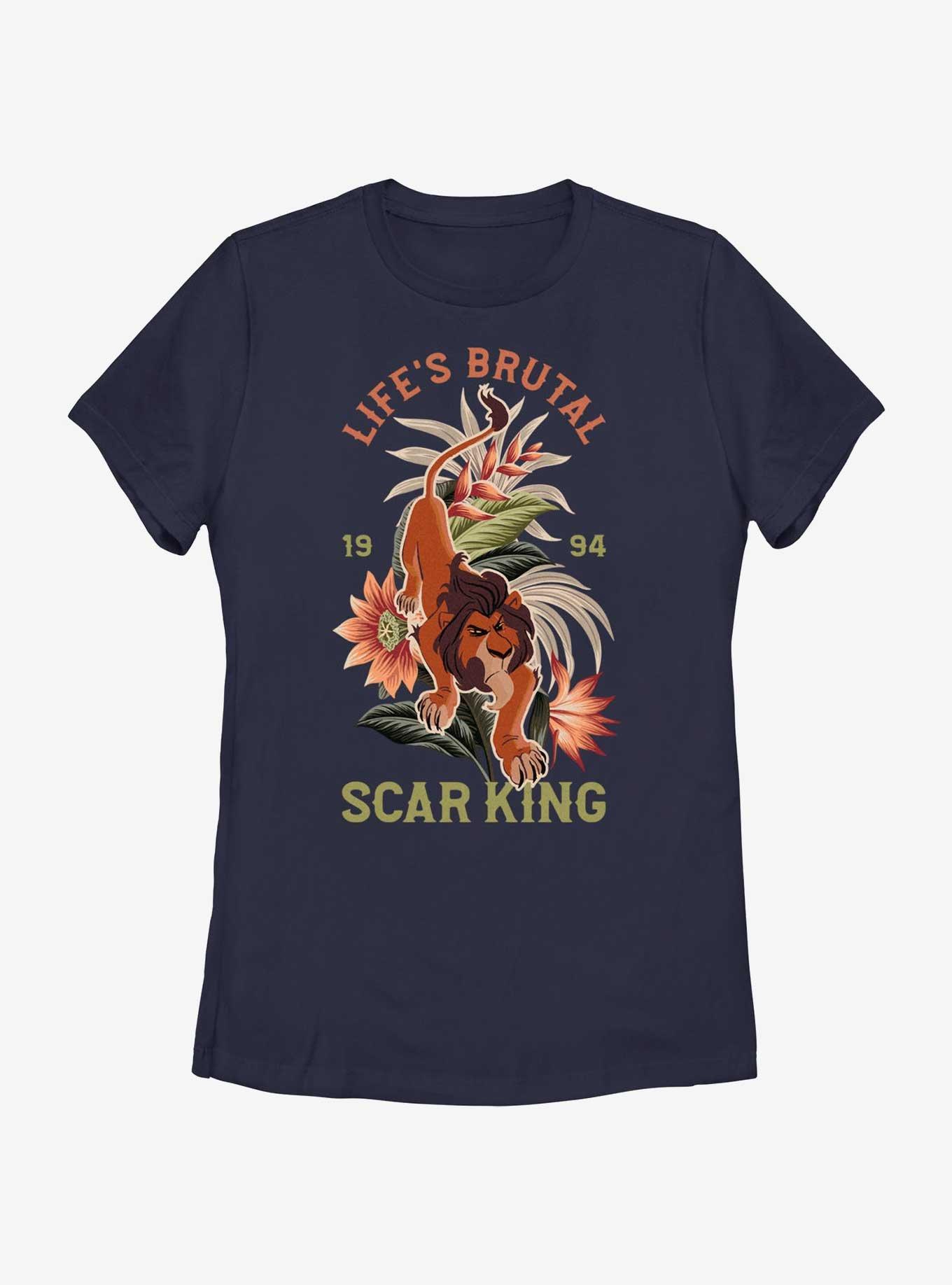 Disney The Lion King Life Is Brutal Scar King Womens T-Shirt, , hi-res