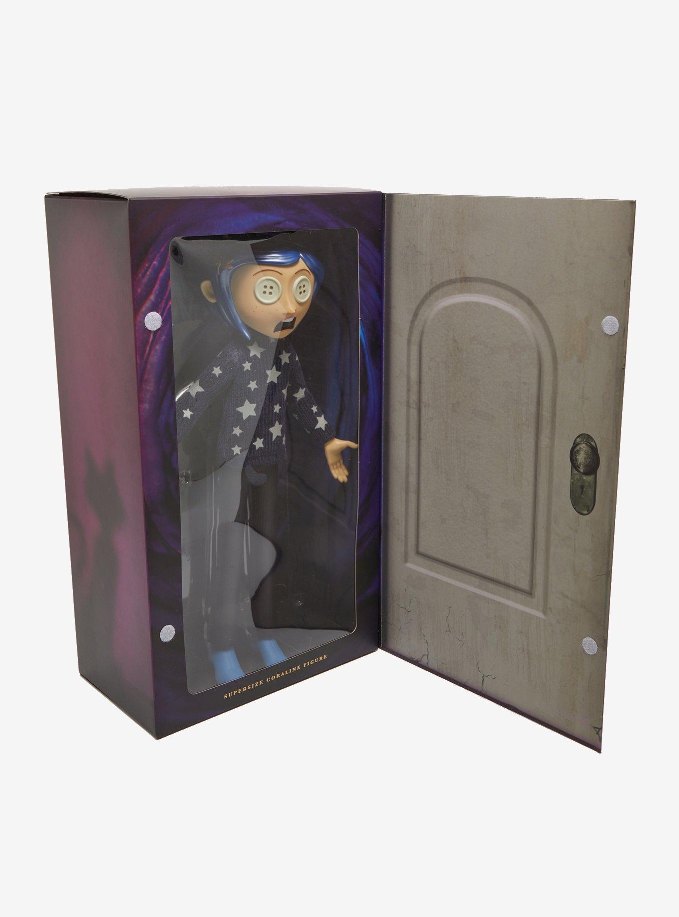 Super7 Coraline SuperSize Button Eyes Coraline Glow-in-the-Dark Figure, , hi-res