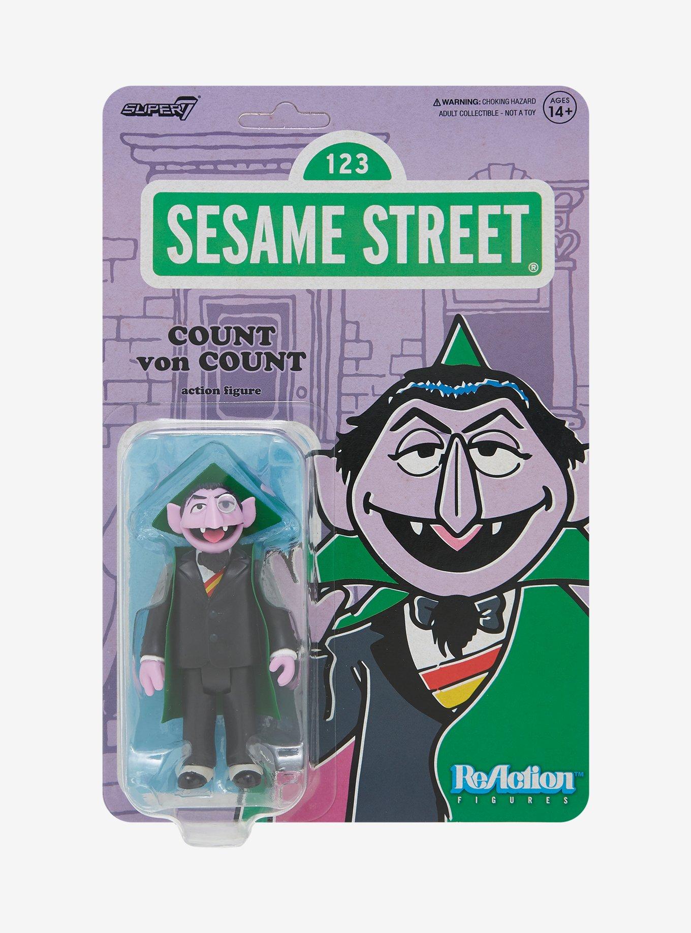 Super7 Sesame Street ReAction Count von Count Figure, , hi-res