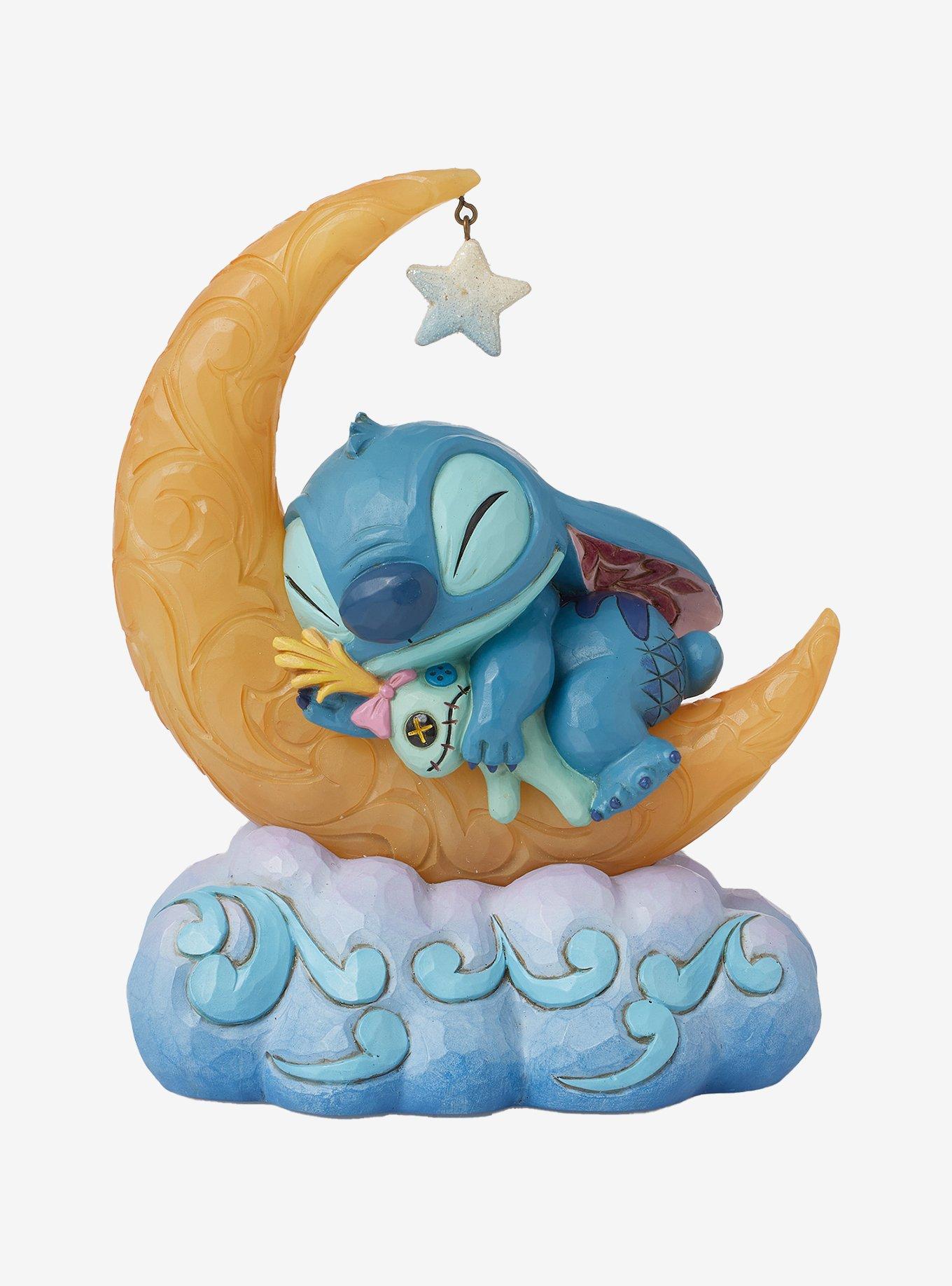 Enesco Disney Traditions Lilo & Stitch Scrump & Stitch Moon Nap LED Figure, , hi-res