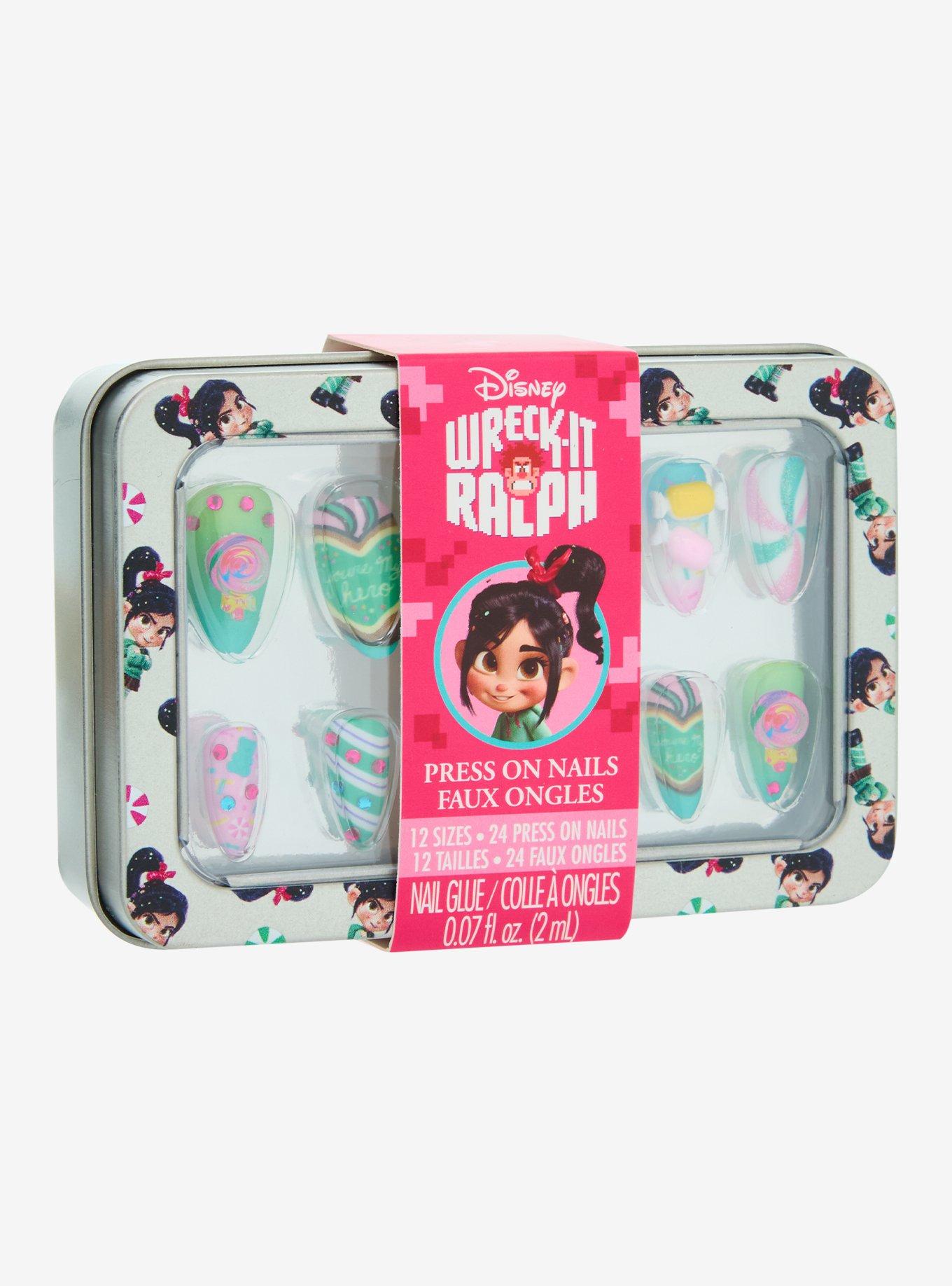 Disney Wreck-It Ralph Vanellope Pres-On Nail Set, , hi-res
