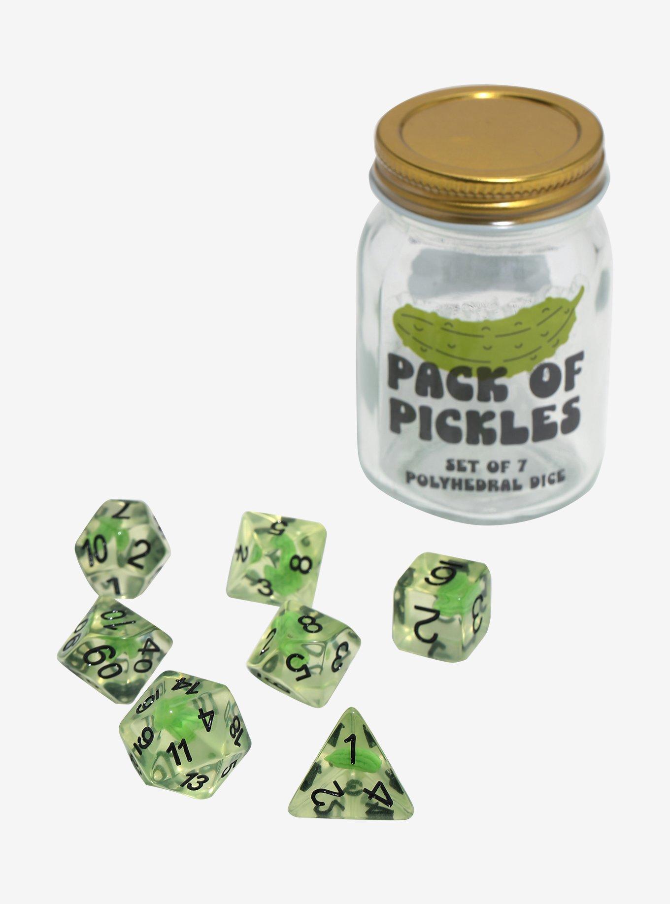 Pickle Jar Polyhedral Dice Set, , hi-res