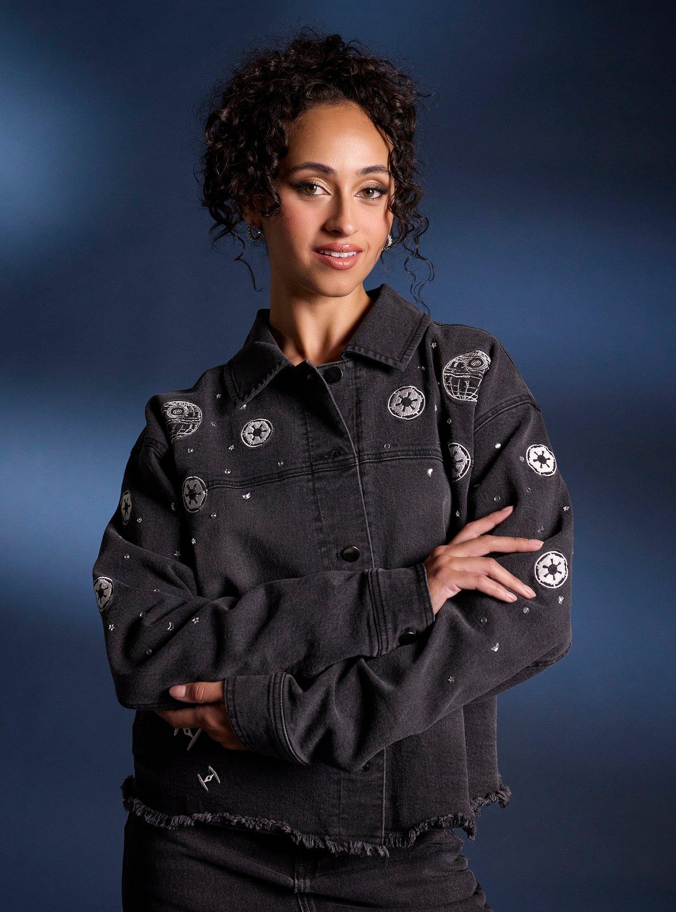 Her Universe Star Wars Darth Vader Rhinestone Denim Jacket Her Universe Exclusive