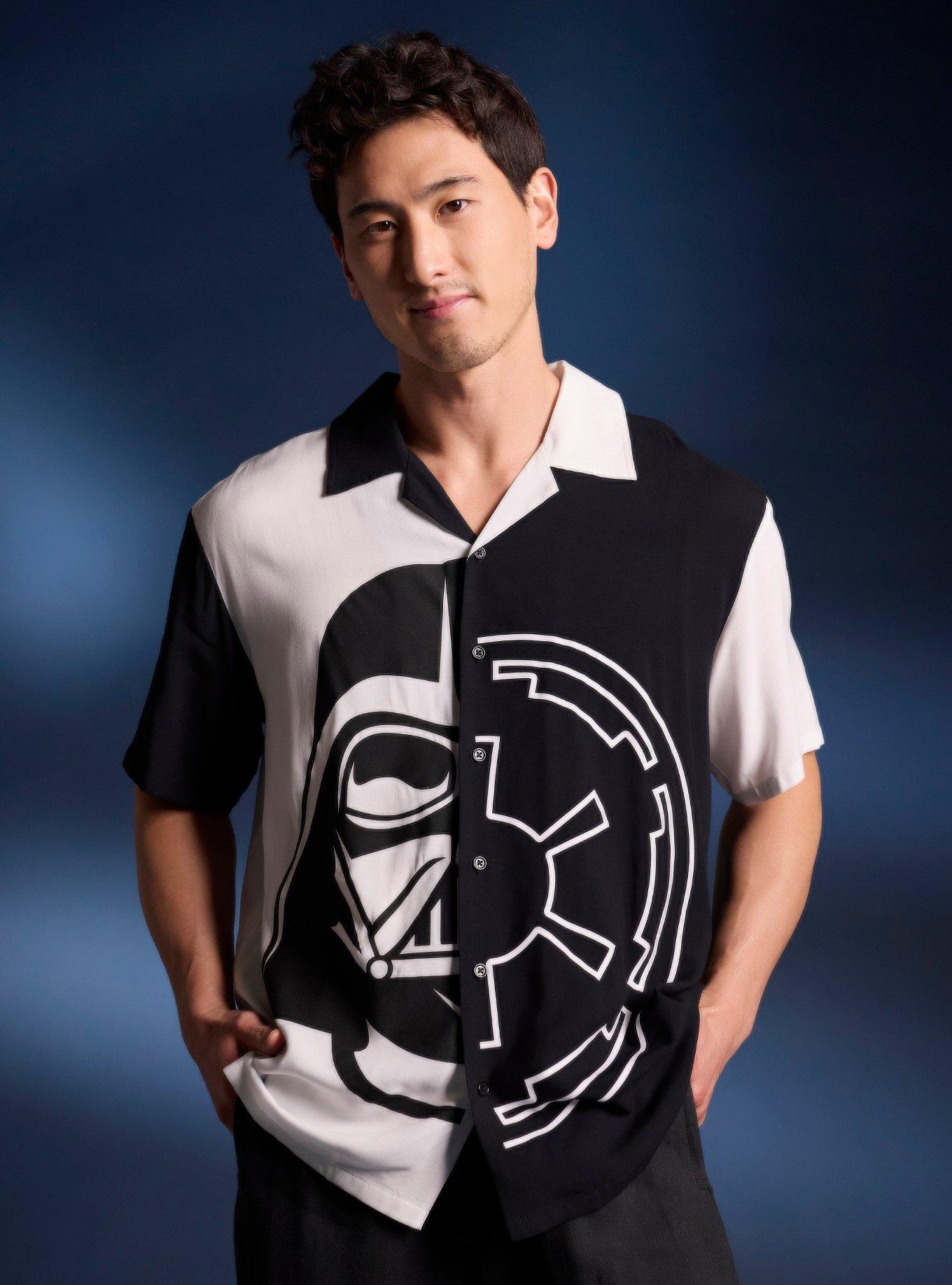 Our Universe Star Wars Darth Vader Empire Split Woven Button-Up Our Universe Exclusive