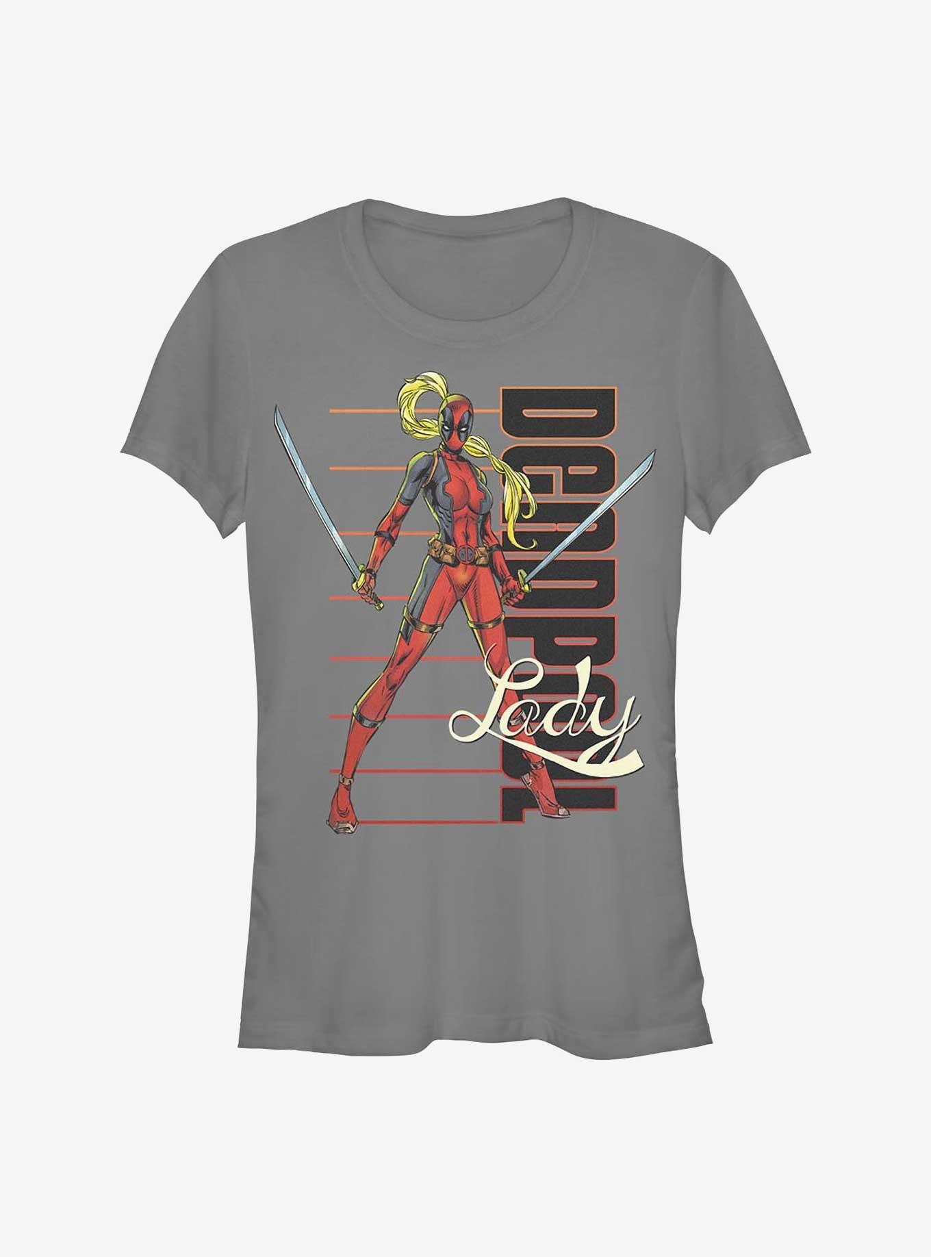 Marvel Lady Deadpool Stance Girls T-Shirt, , hi-res