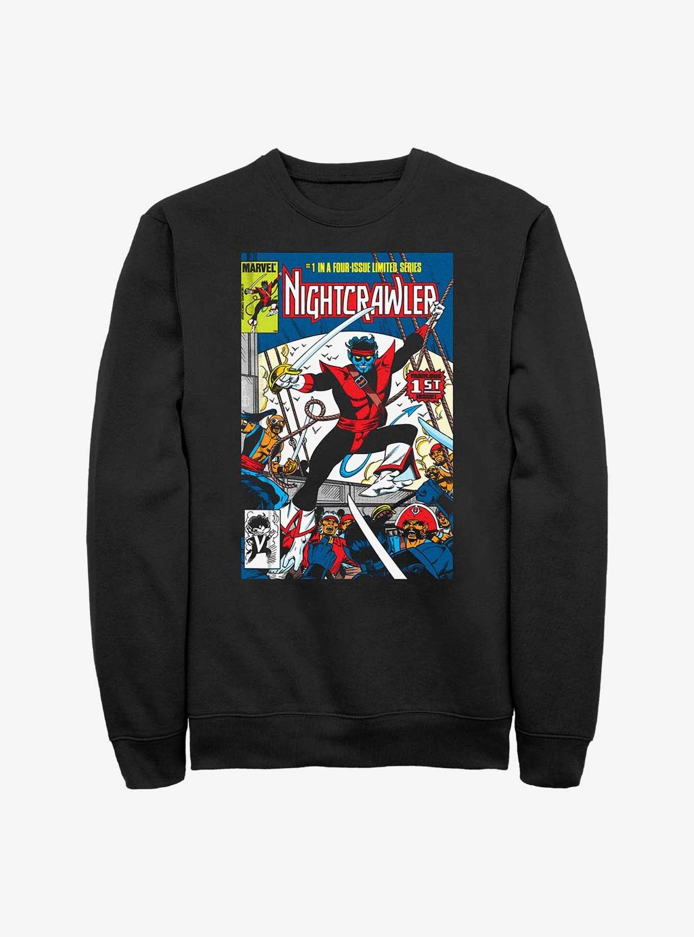 Marvel X-Men Nightcrawler Comic Cover Sweatshirt