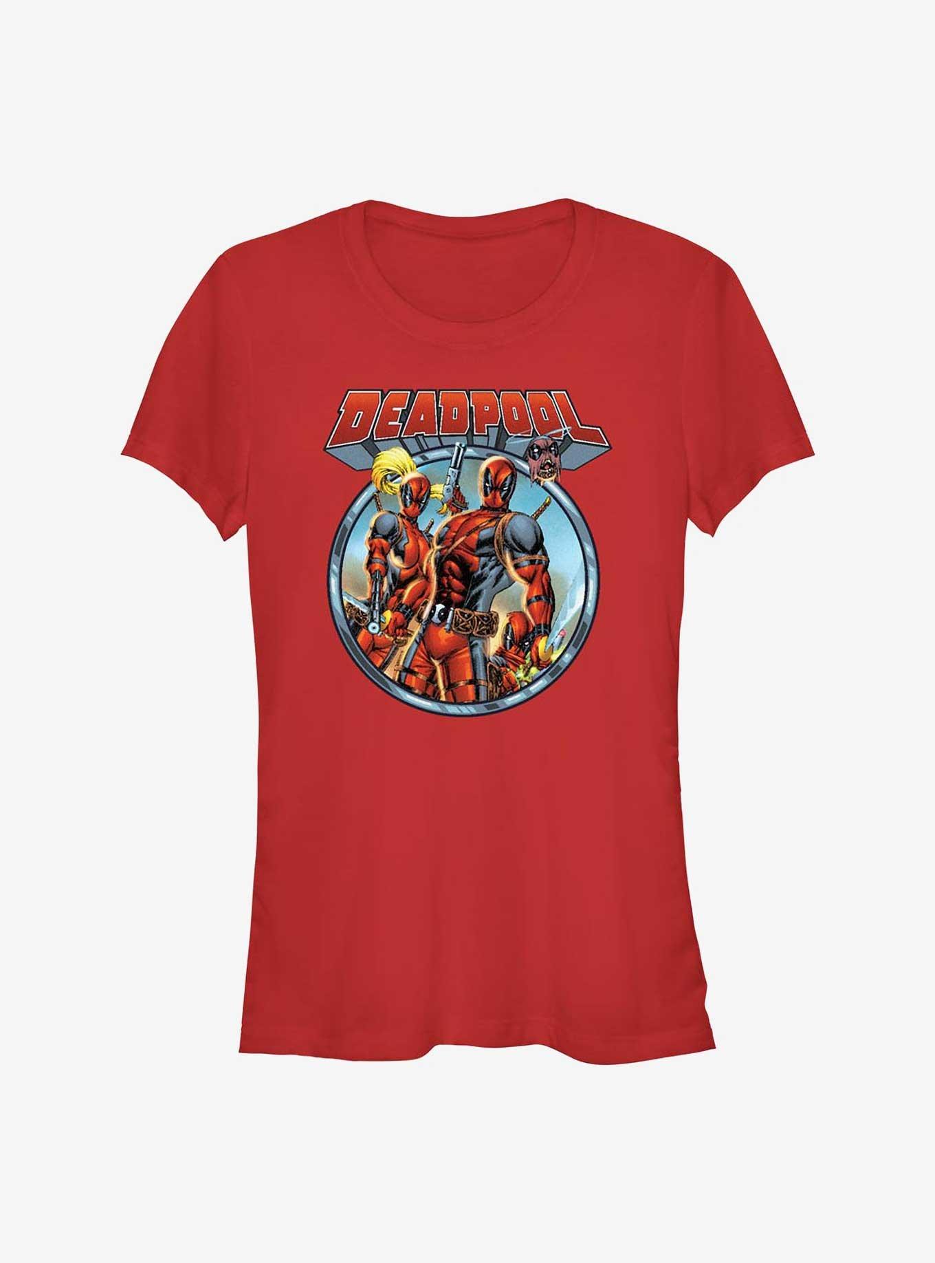 Marvel Deadpool Corps Girls T-Shirt, RED, hi-res