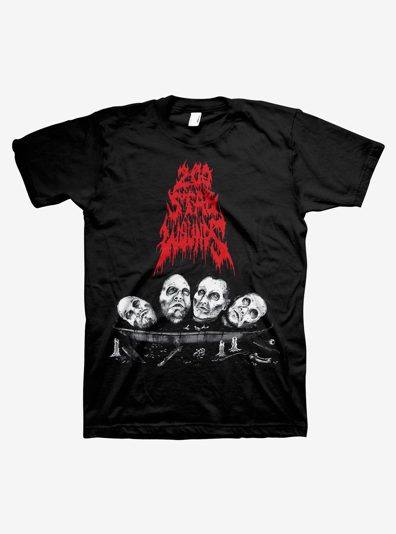 200 Stab Wounds Head Platter T-Shirt, BLACK, hi-res