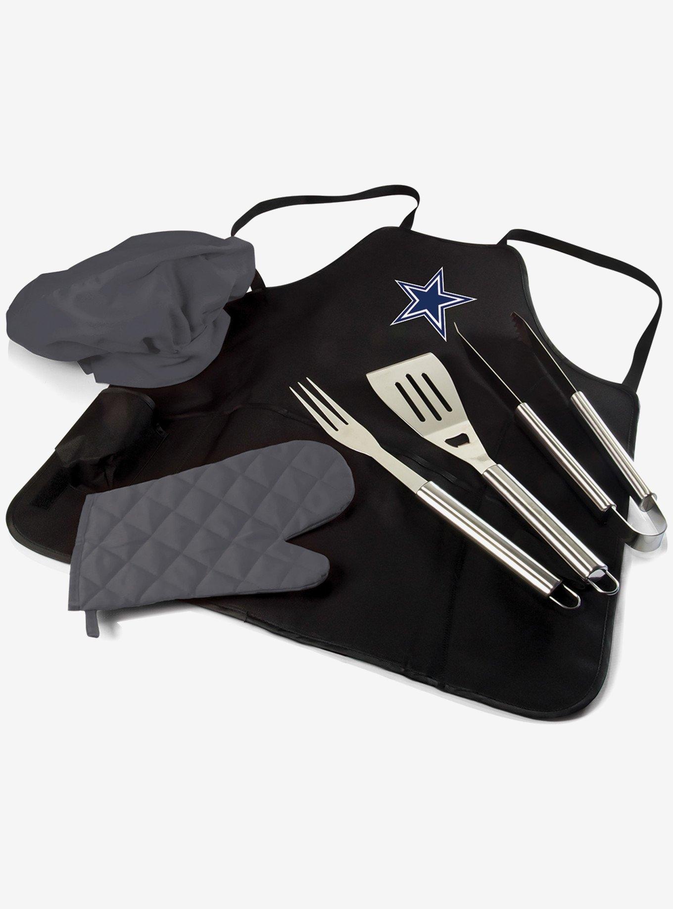 NFL Dallas Cowboys BBQ Apron Tote Grill Set, , hi-res