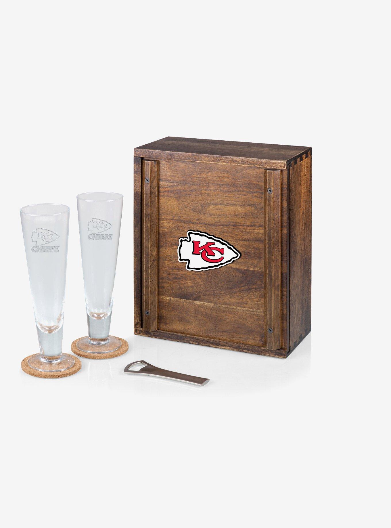 NFL Kansas City Chiefs Pilsner Glass Gift Set, , hi-res