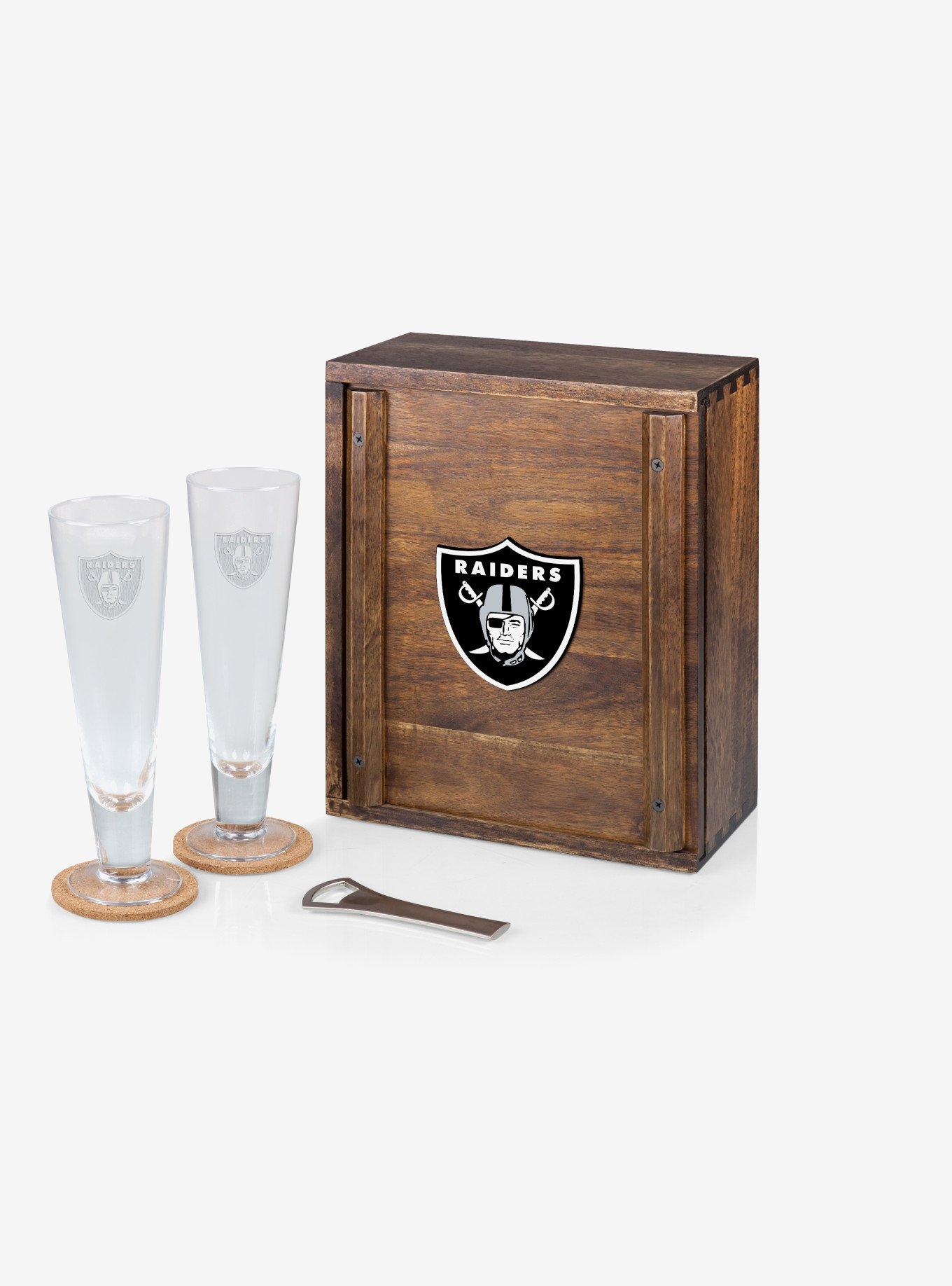 NFL Las Vegas Raiders Pilsner Glass Gift Set