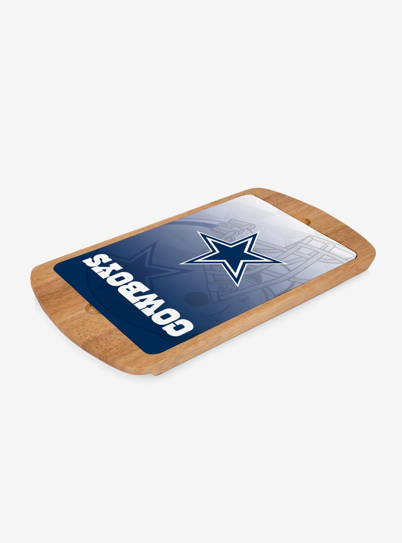 NFL Dallas Cowboys Football Field Glass Top Cutting Board, , hi-res