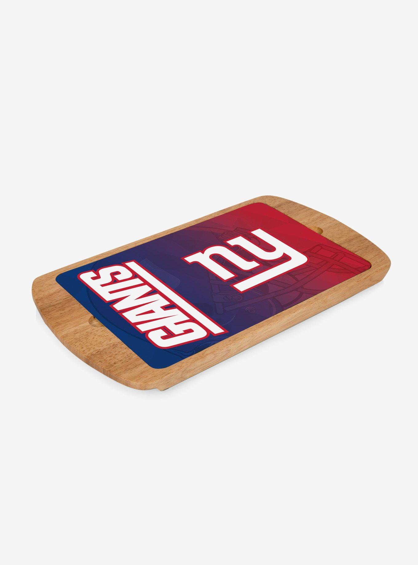 NFL New York Giants Football Field Glass Top Cutting Board, , hi-res