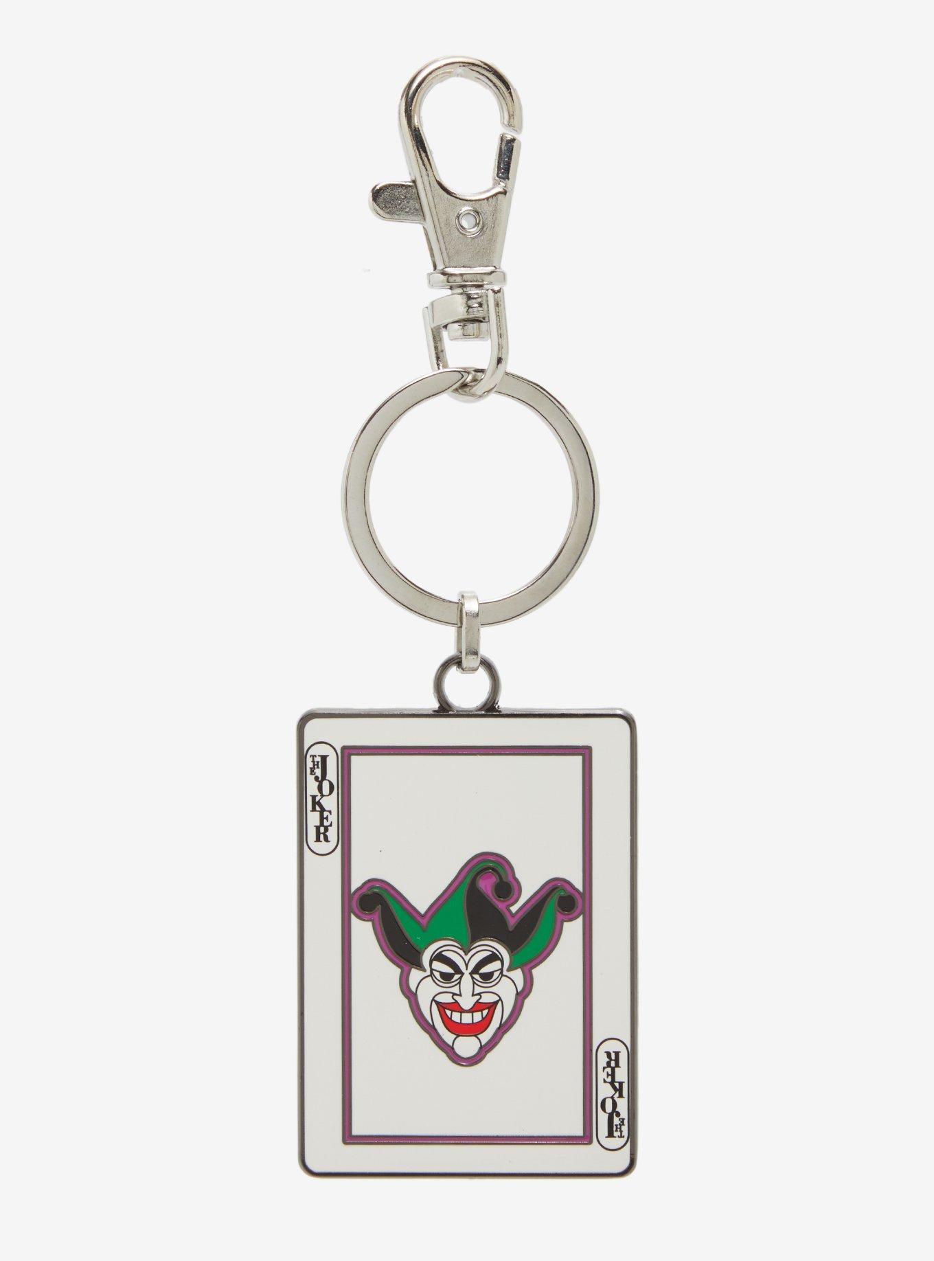 DC Comics Batman The Joker Card Key Chain, , hi-res