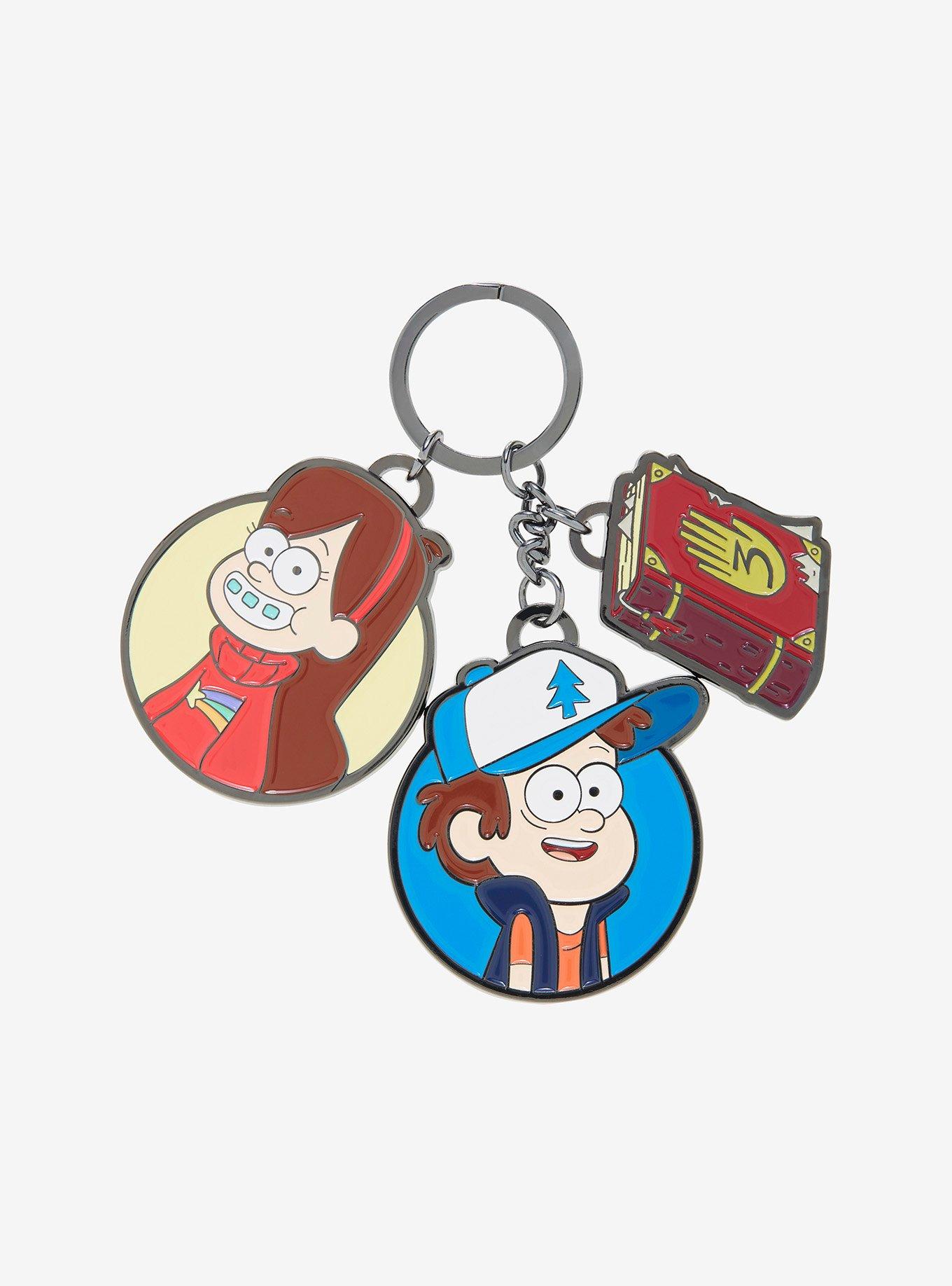 Disney Gravity Falls Dipper & Mabel Key Chain, , hi-res