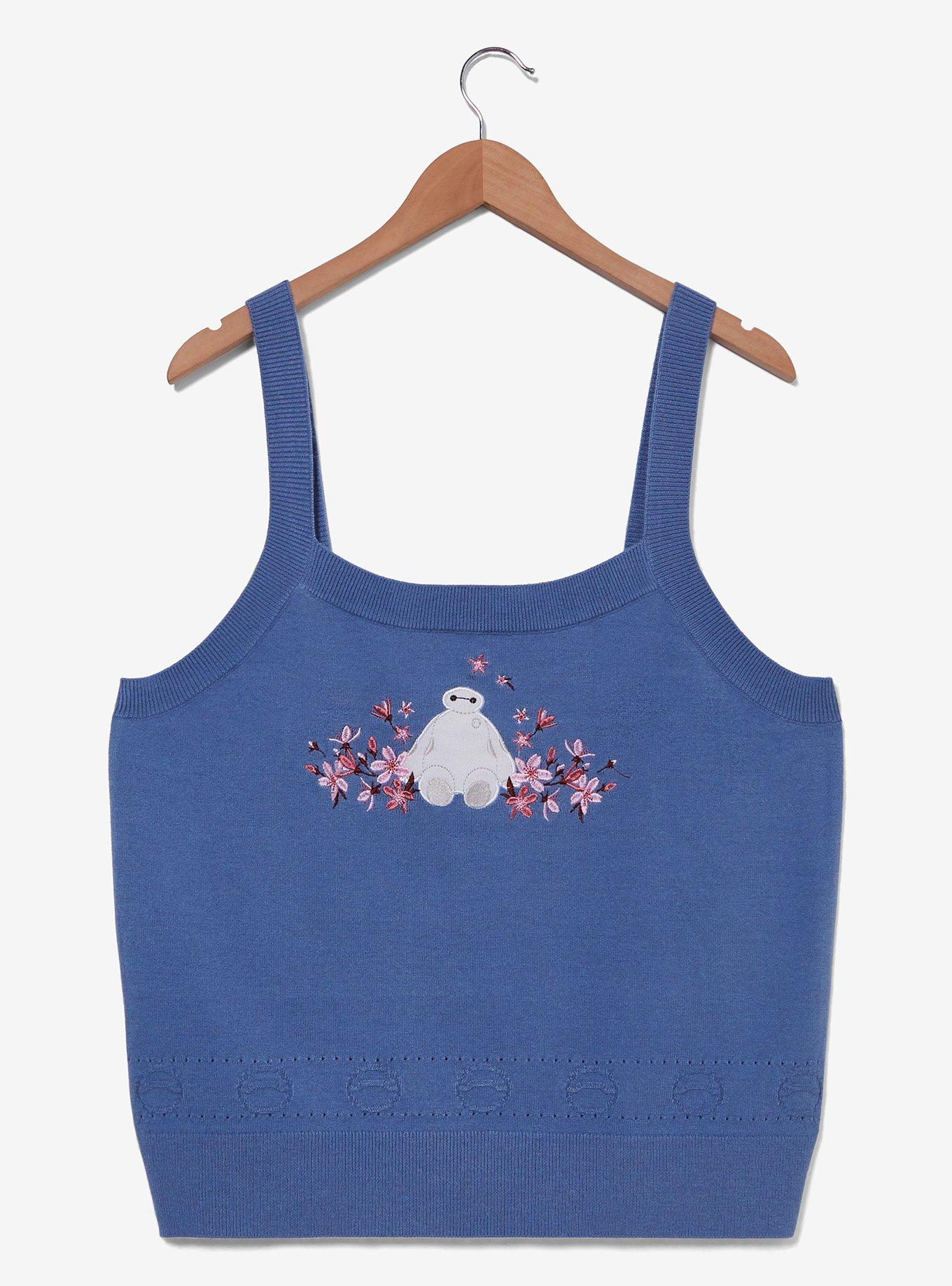 Disney Big Hero 6 Baymax Cherry Blossom Knit Tank Top Plus Size, , hi-res