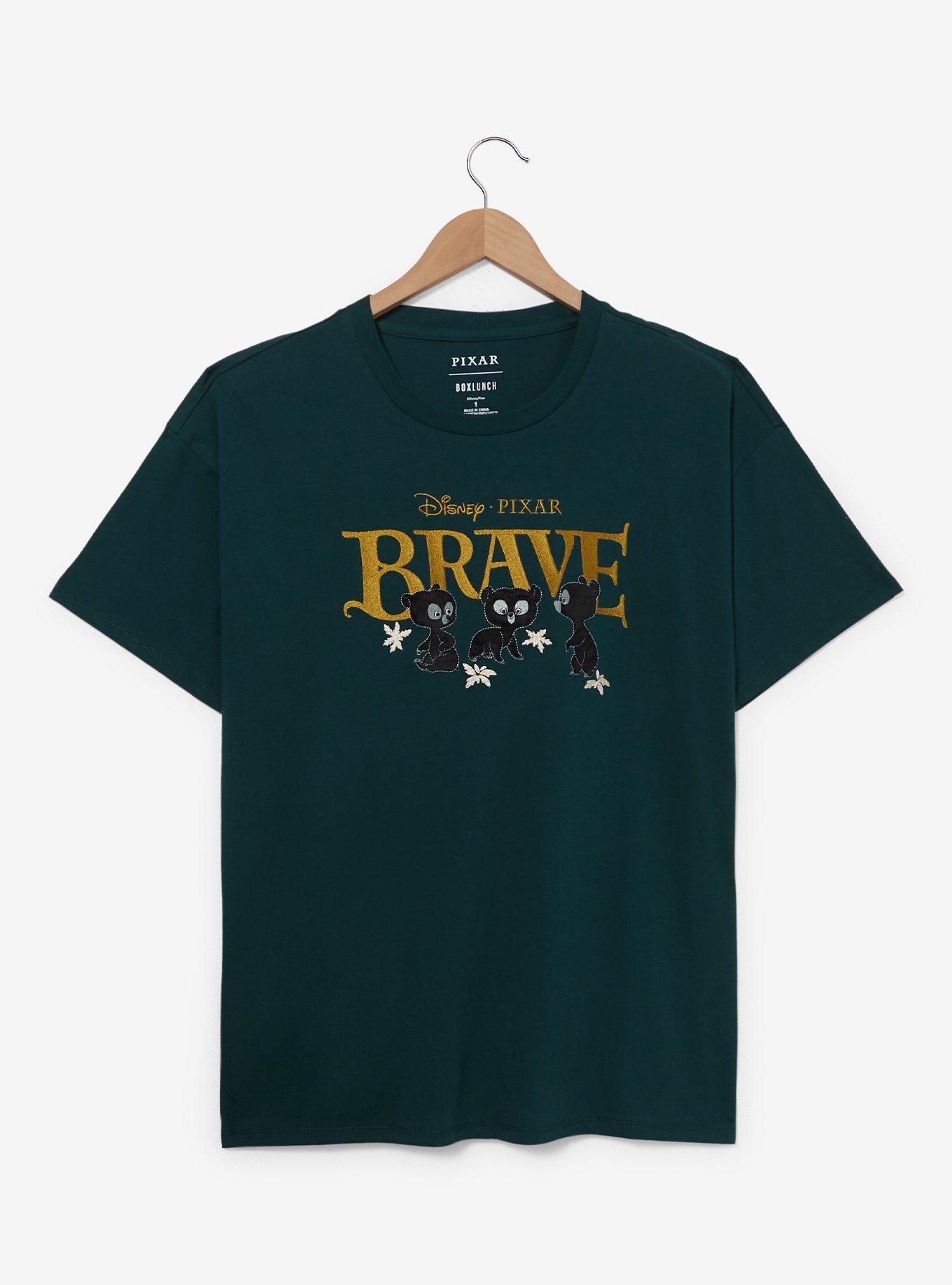 Disney Pixar Brave Bear Cubs Embroidered T-Shirt Plus Size 