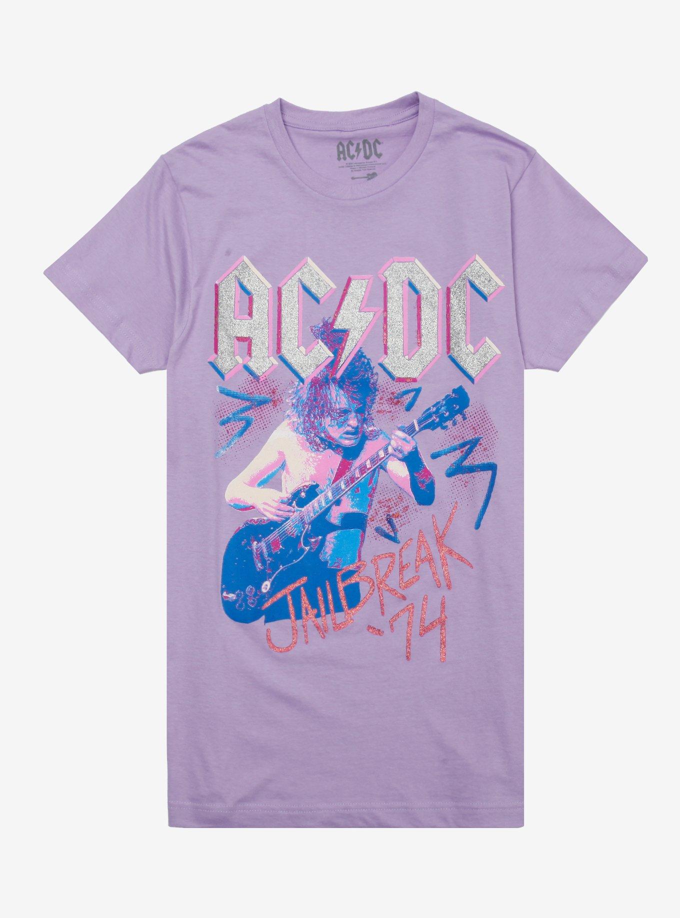 AC/DC Jailbreak '74 Glitter Relaxed Fit Girls T-Shirt, , hi-res