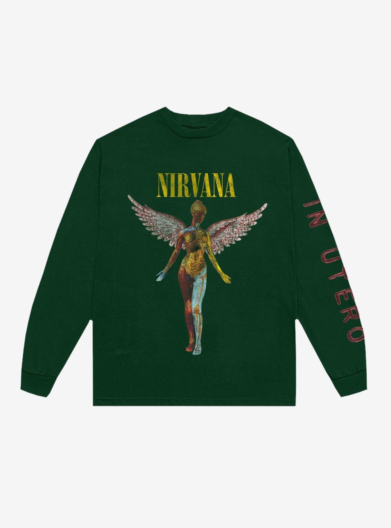 Nirvana In Utero Green Long-Sleeve T-Shirt, , hi-res