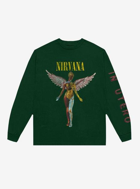 Amazon.com: Nirvana T Shirt In Utero Band Logo Official