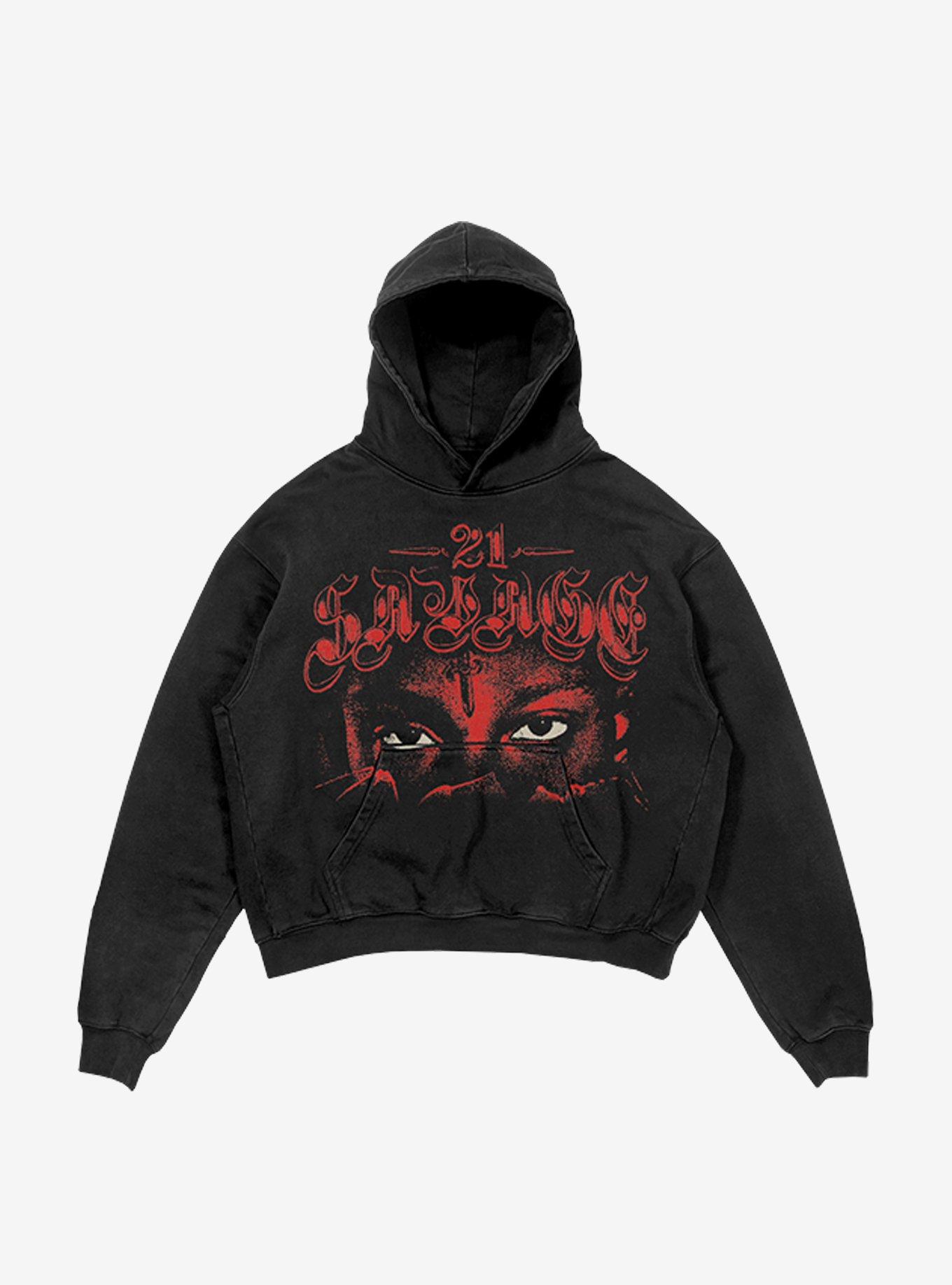 21 Savage Eyes Two-Sided Hoodie, , hi-res