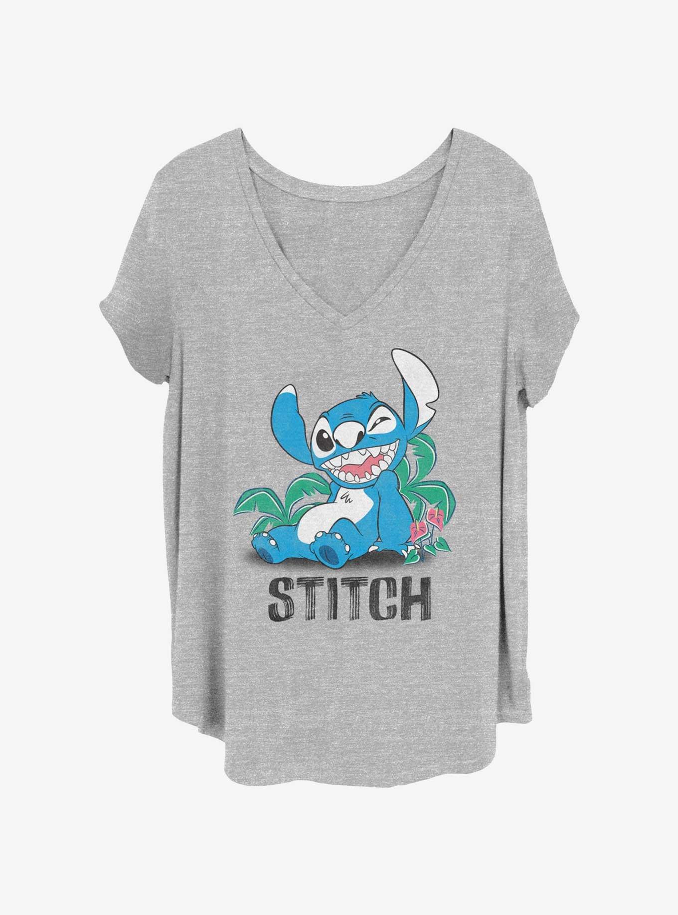 Disney Lilo & Stitch Wink Girls T-Shirt Plus Size