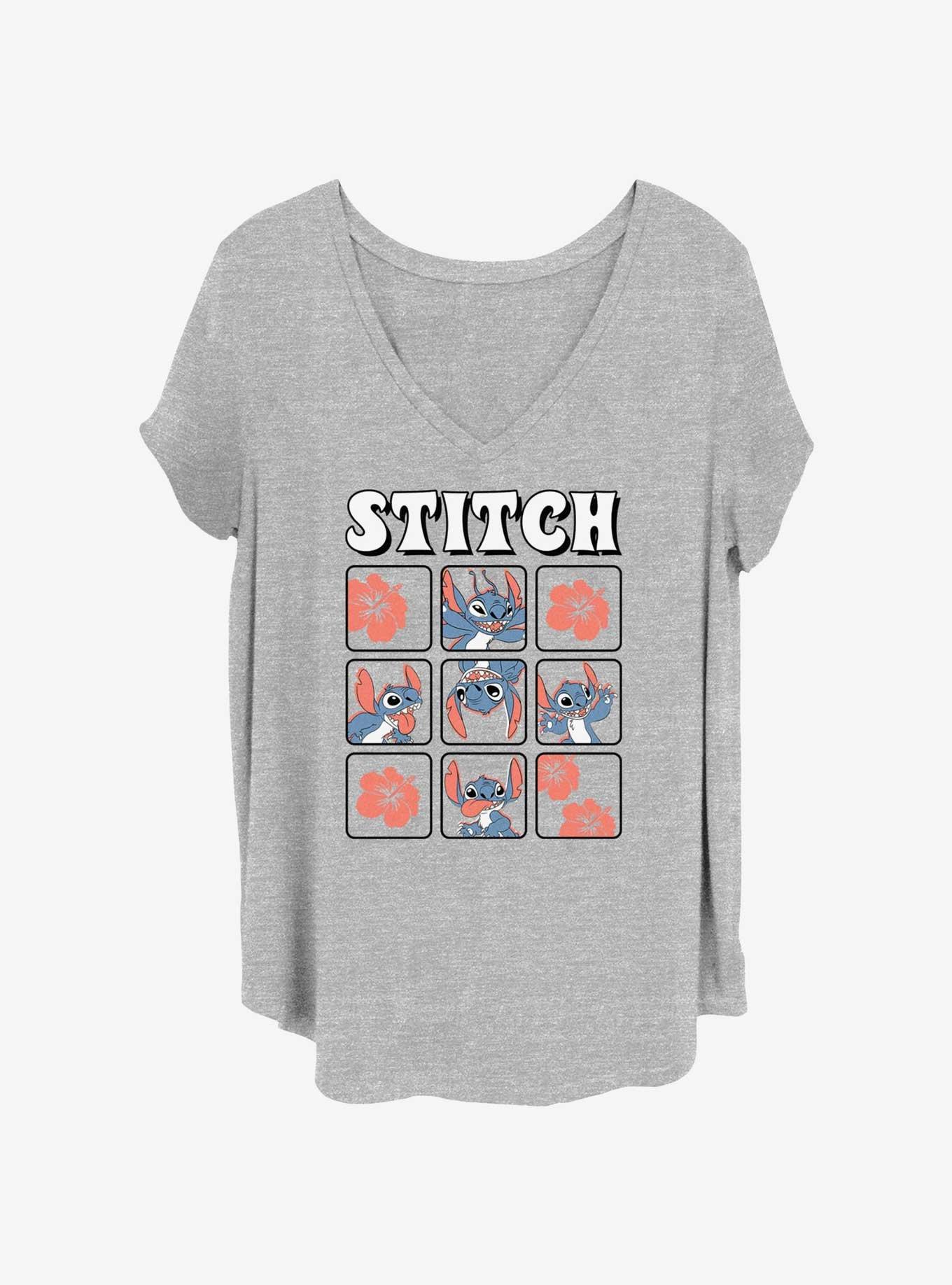 Disney Lilo & Stitch Tropical Boxes Girls T-Shirt Plus Size