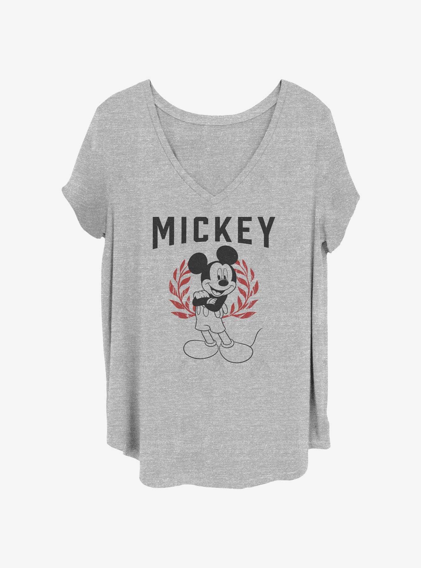 Disney Mickey Mouse Collegiate Girls T-Shirt Plus Size
