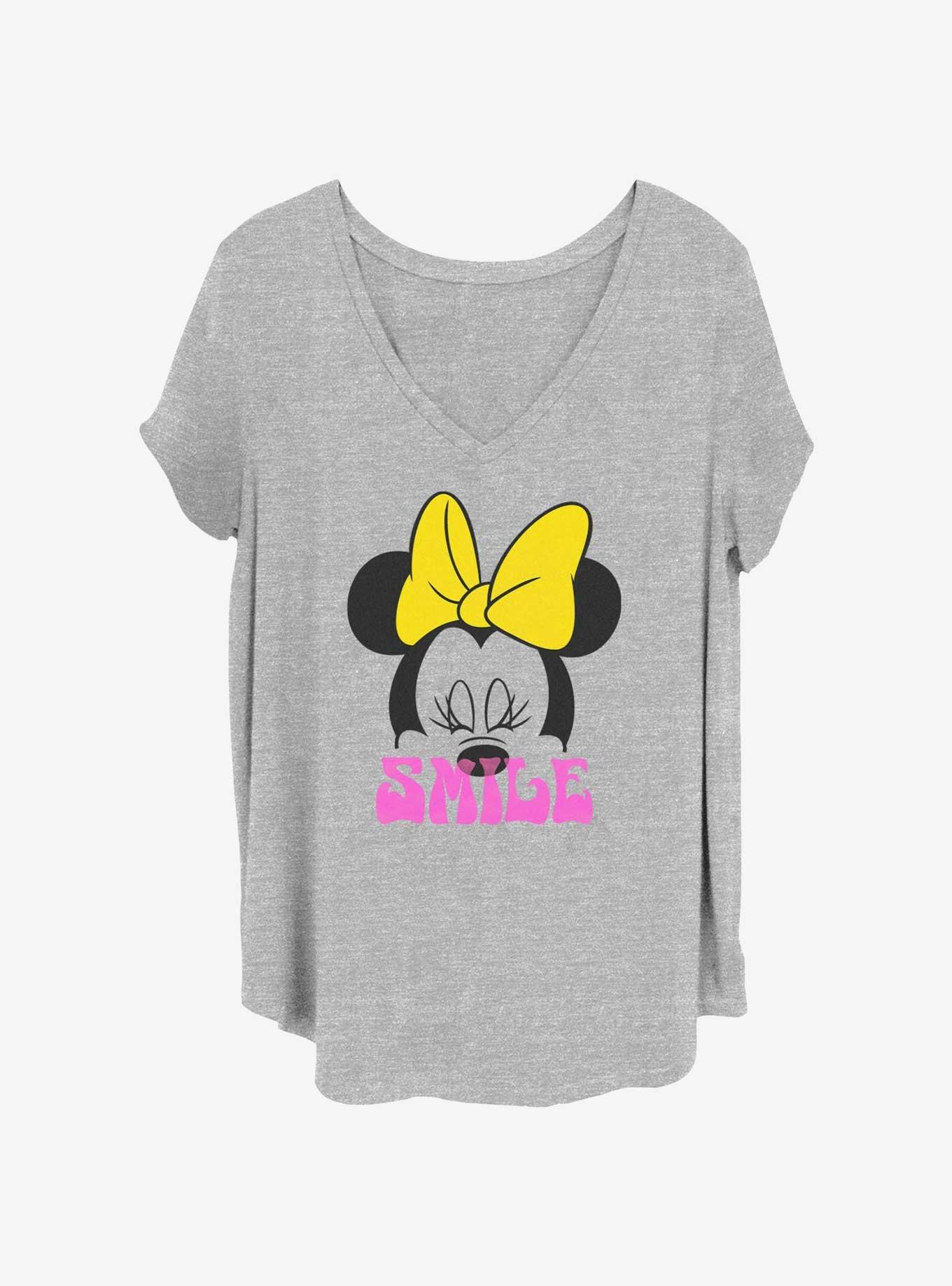 Disney Minnie Mouse Smile Girls T-Shirt Plus Size