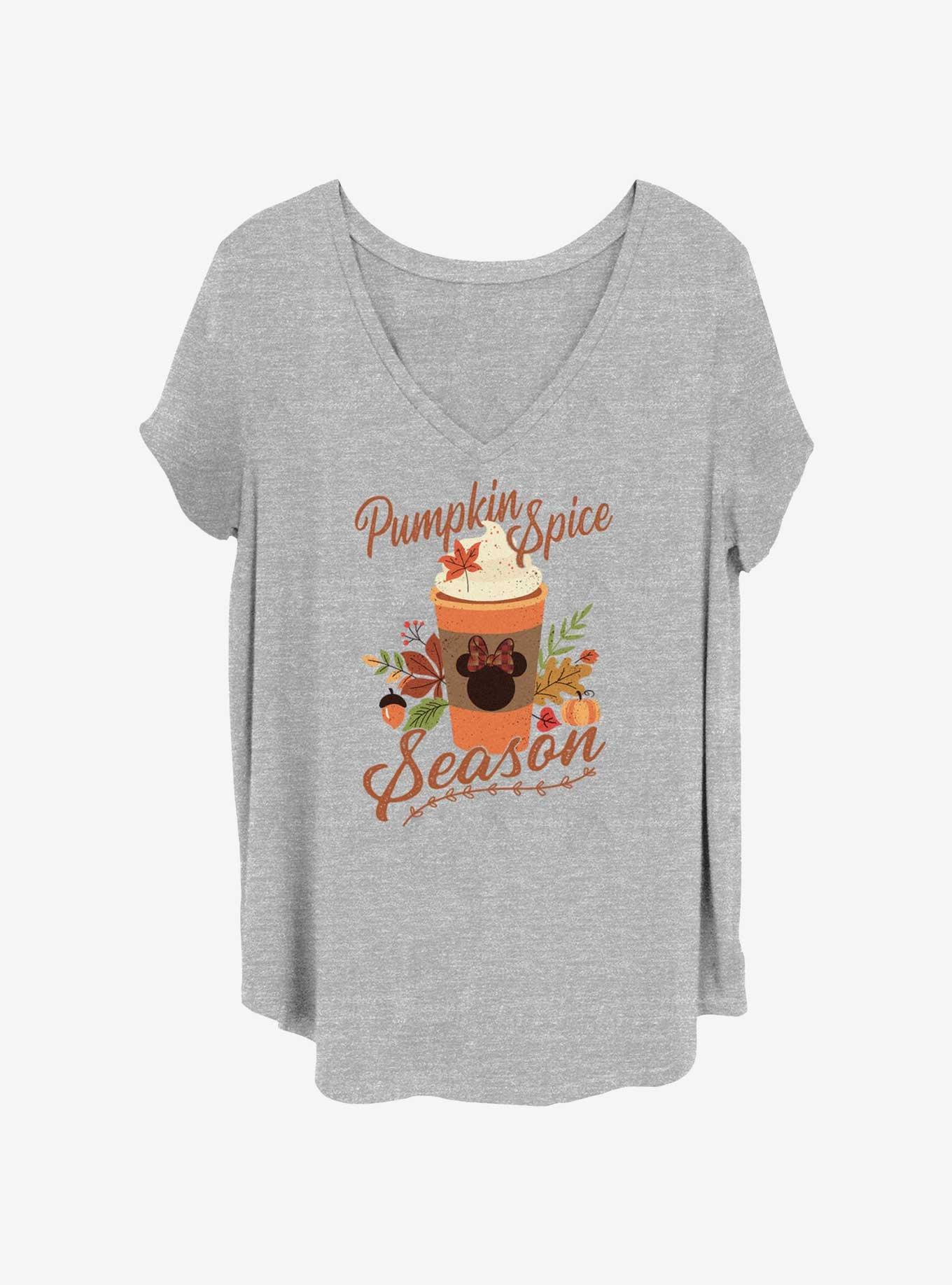 Disney Minnie Mouse Pumpkin Spice Girls T-Shirt Plus Size