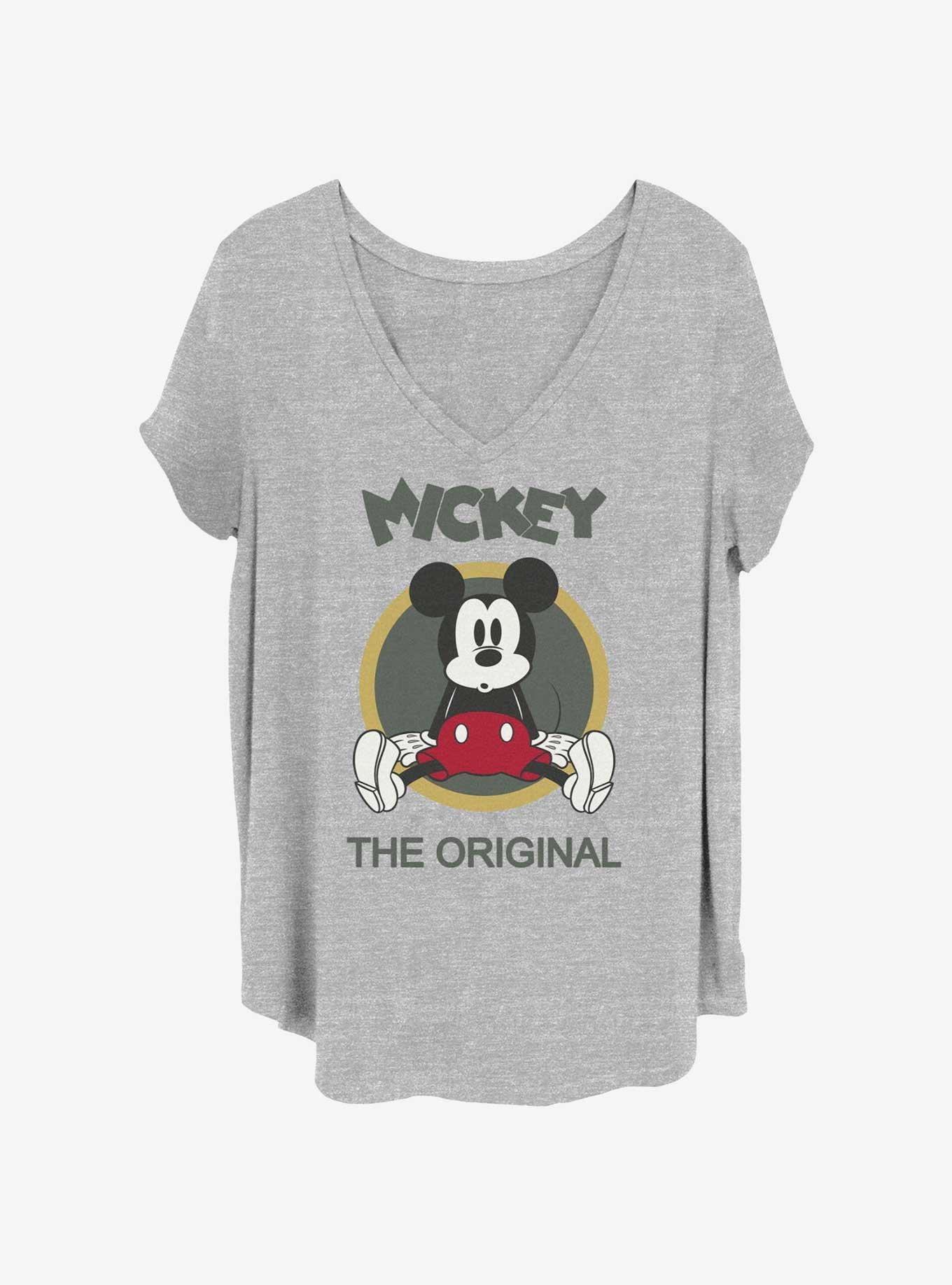 Disney Mickey Mouse Retro Circle Girls T-Shirt Plus Size