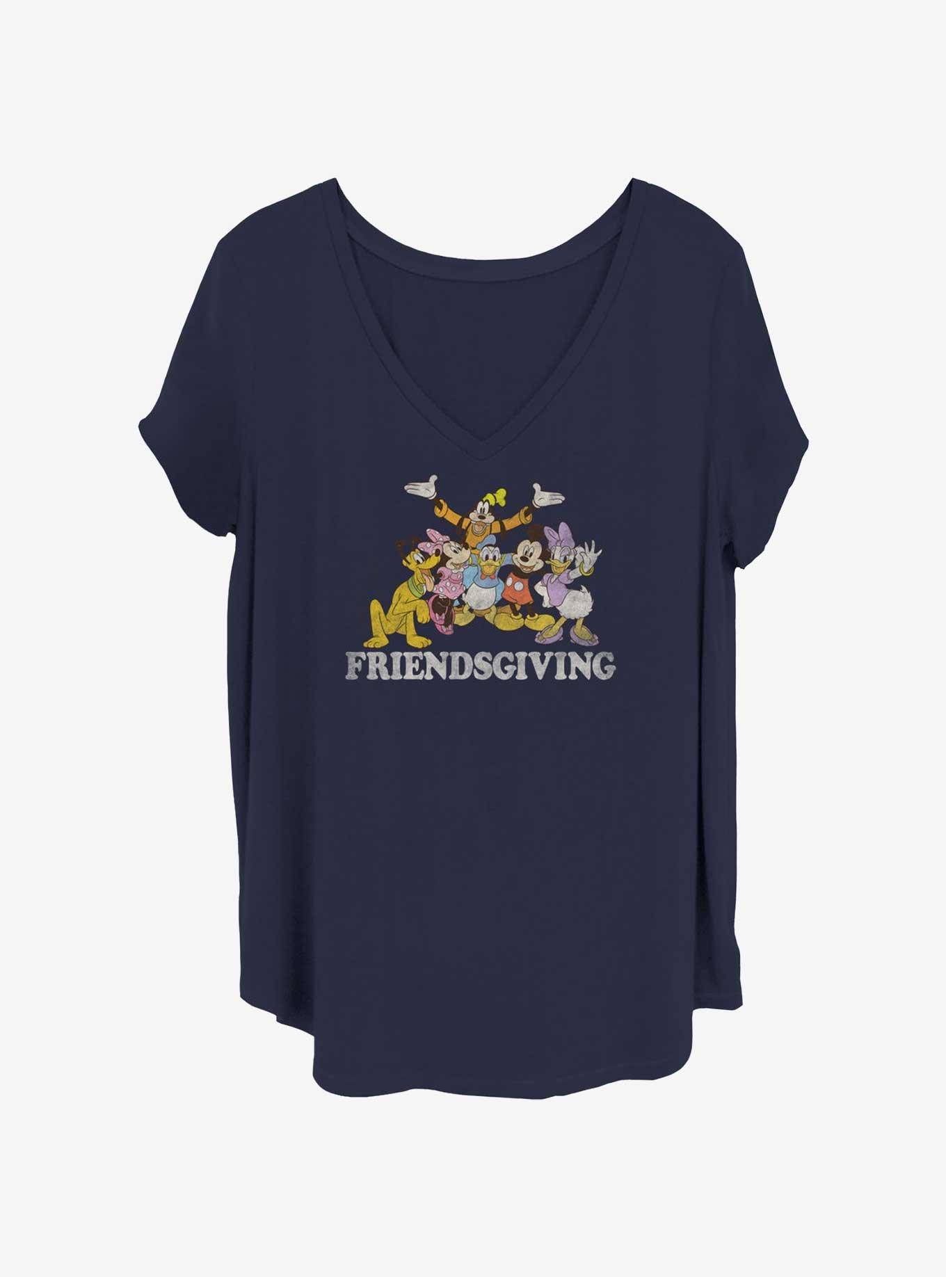 Disney Mickey Mouse Friendsgiving Girls T-Shirt Plus Size, , hi-res