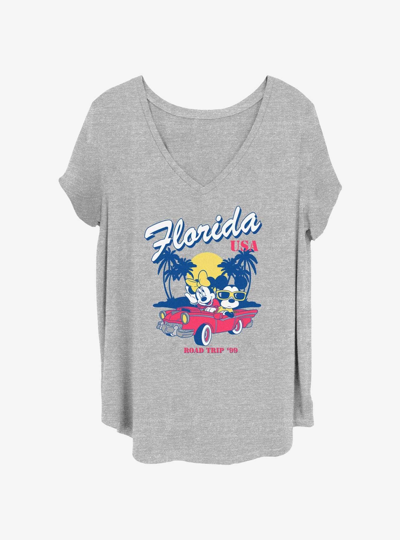 Disney Mickey Mouse & Minnie Mouse Road Trip Girls T-Shirt Plus Size