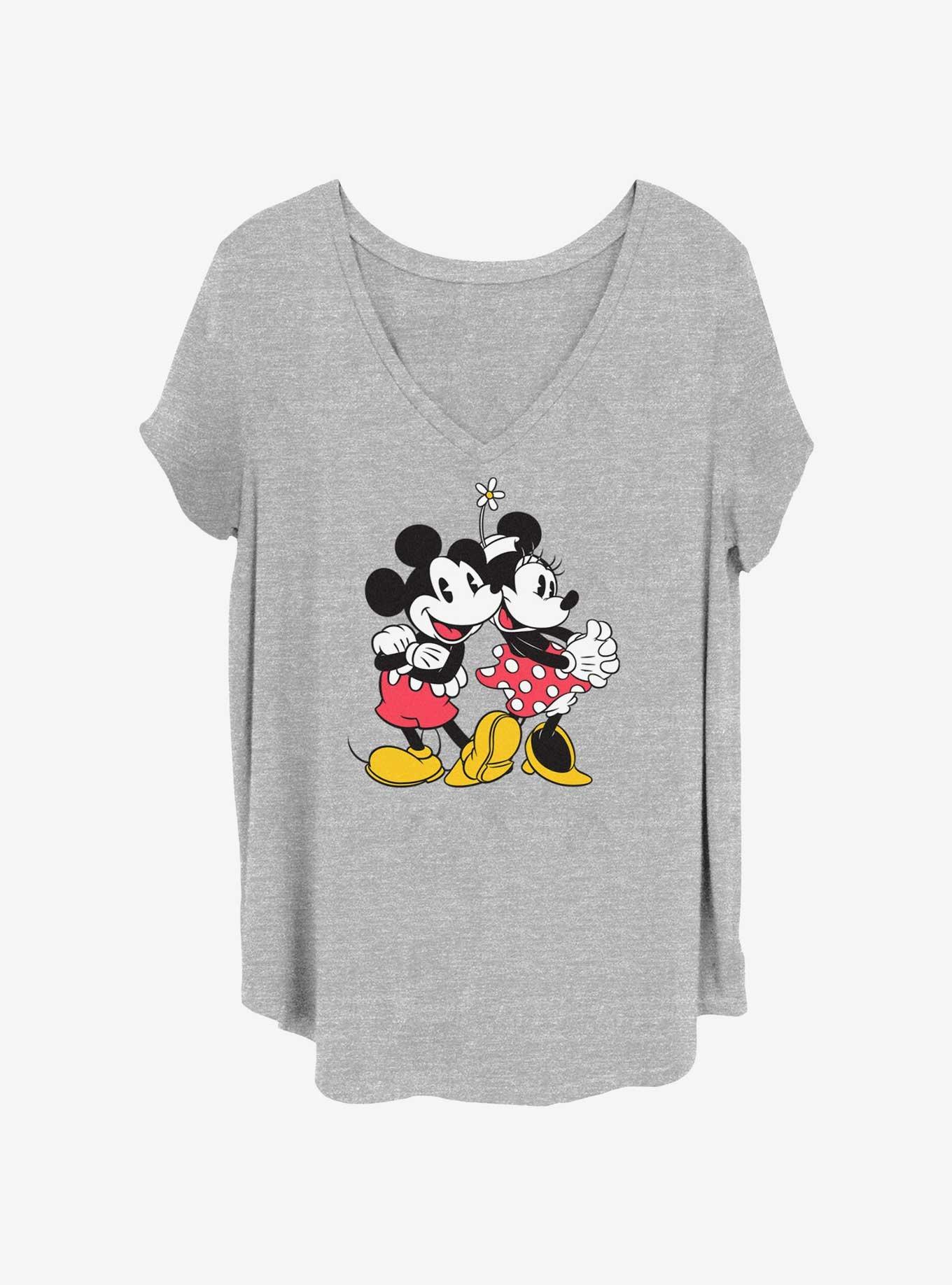 Disney Mickey Mouse & Minnie Mouse Golden Couple Girls T-Shirt Plus Size, , hi-res