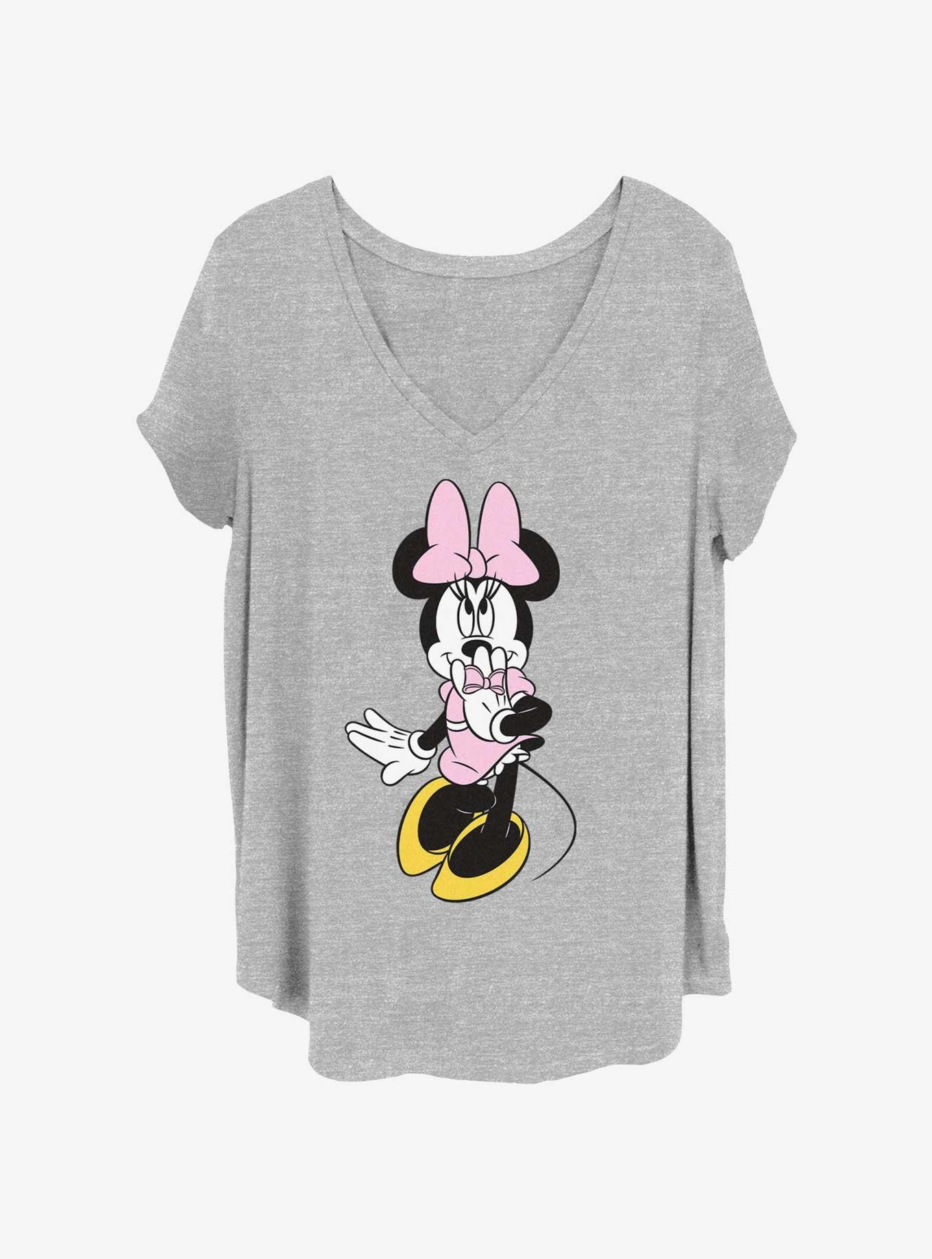 Disney Minnie Mouse Cute Giggle Girls T-Shirt Plus Size