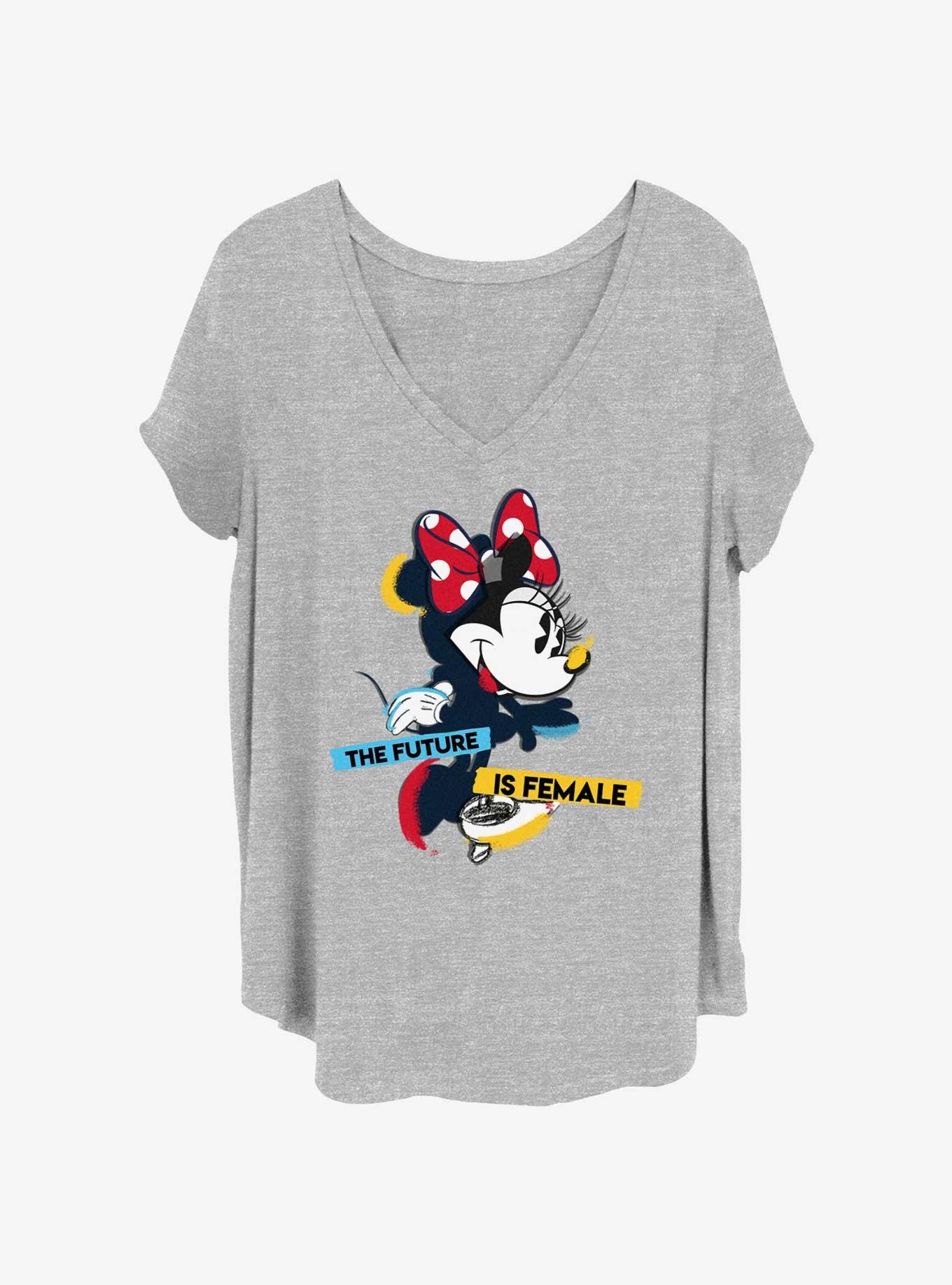 Disney Minnie Mouse Future Is Female Girls T-Shirt Plus Size, , hi-res