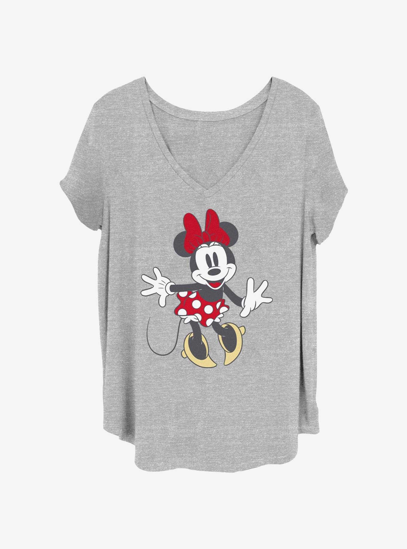 Disney Minnie Mouse Pose Girls T-Shirt Plus Size