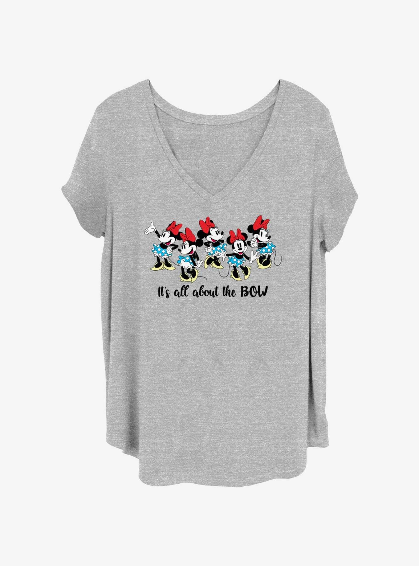 Disney Minnie Mouse All About The Bows Girls T-Shirt Plus Size, , hi-res