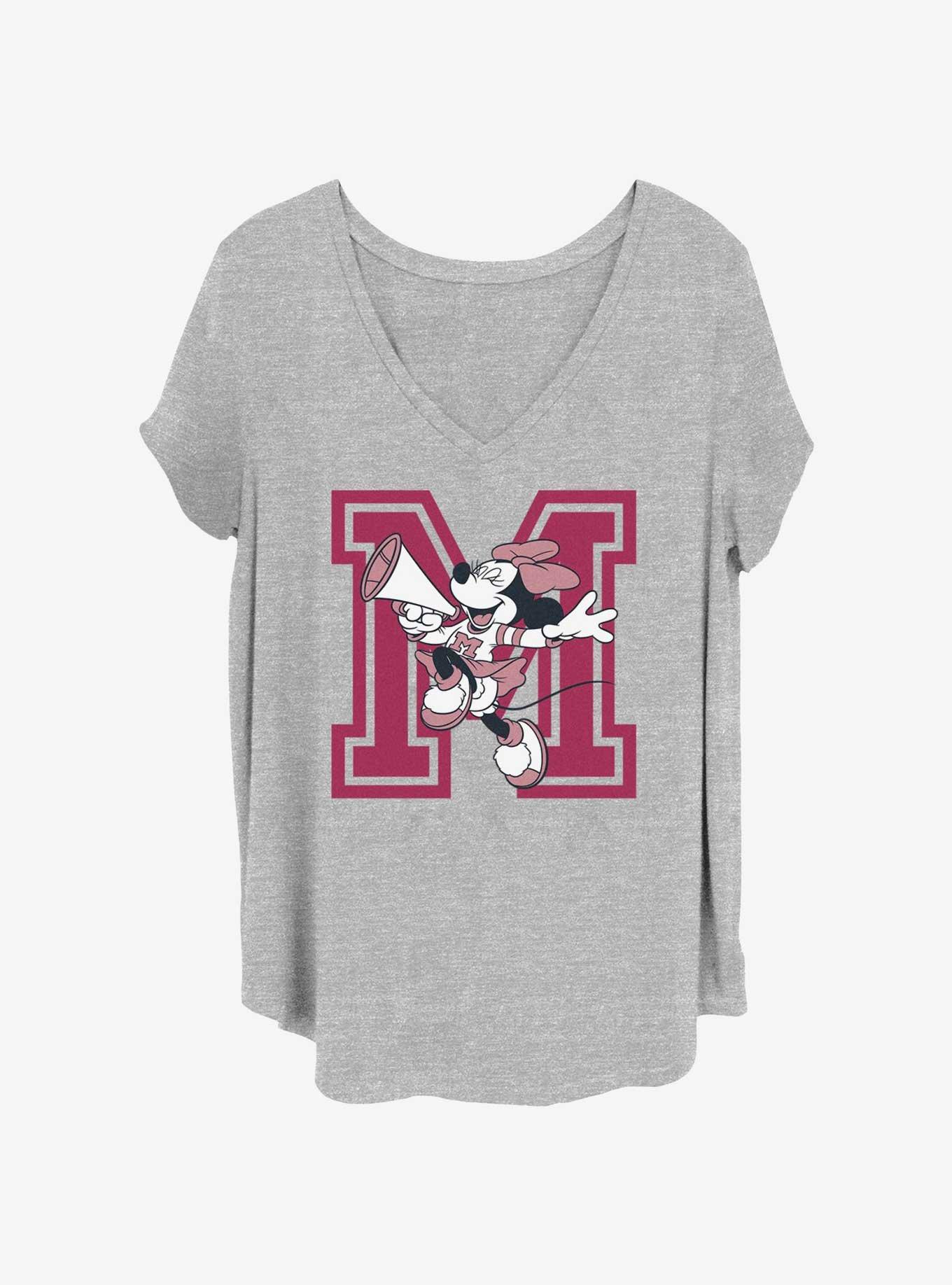 Disney Minnie Mouse Big M Megaphone Girls T-Shirt Plus Size, , hi-res