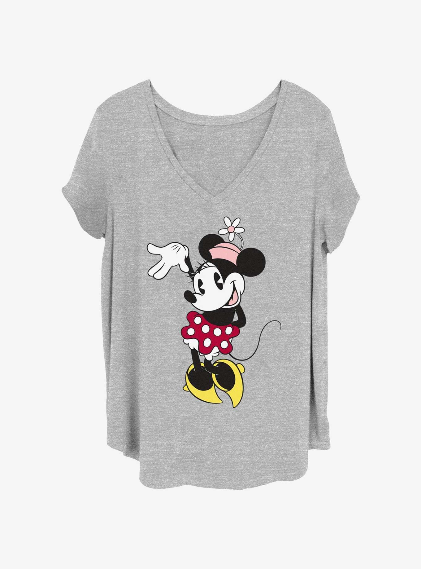 Disney Minnie Mouse Wave Girls T-Shirt Plus Size