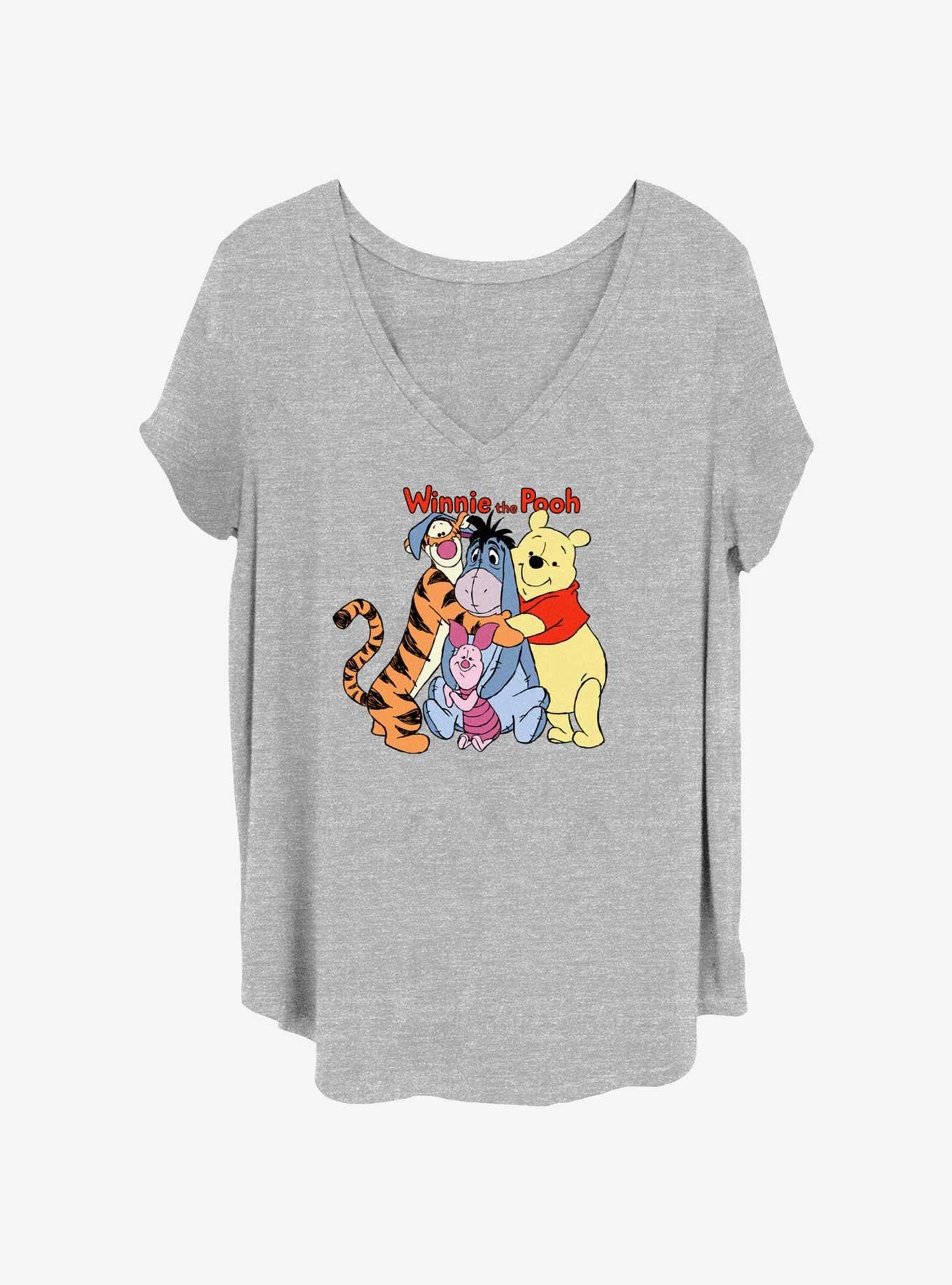 Disney Winnie The Pooh Group Girls T-Shirt Plus Size, , hi-res